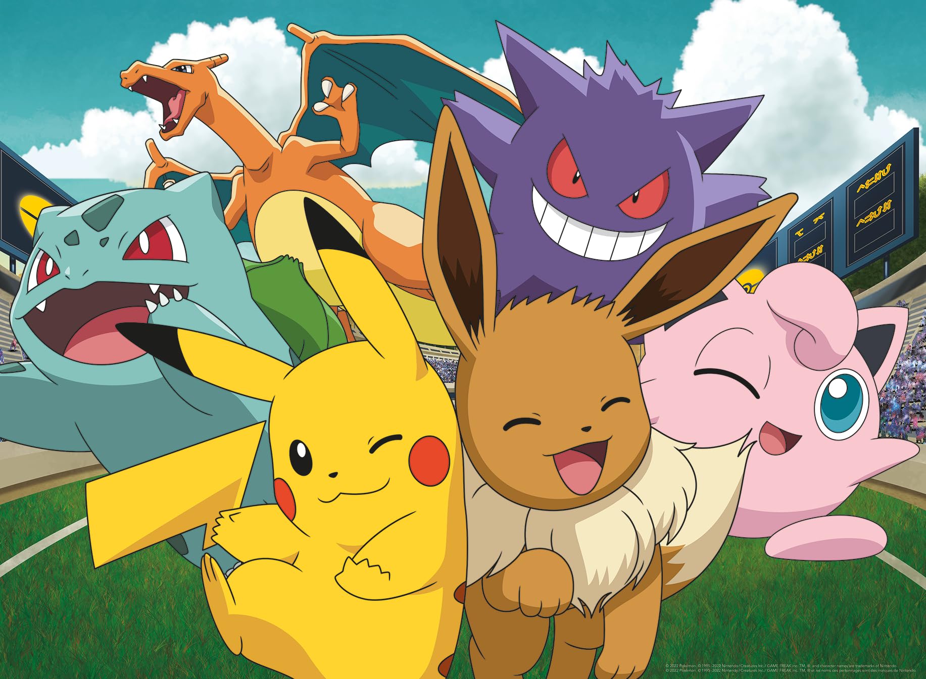 Ravensburger Classic Pokemon Gifts, 500 Piece Jigsaw Puzzle for Adults and Kids Age 10 Years Up, Multicolor, 500 pièces