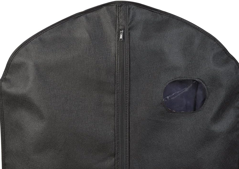 Pack of 3, 41 Inches Black Hanging Breathable Suit Garment Bags for Mens Closet,Jacket,Short Dress,Suit Travel, Protector or Storage : Home & Kitchen