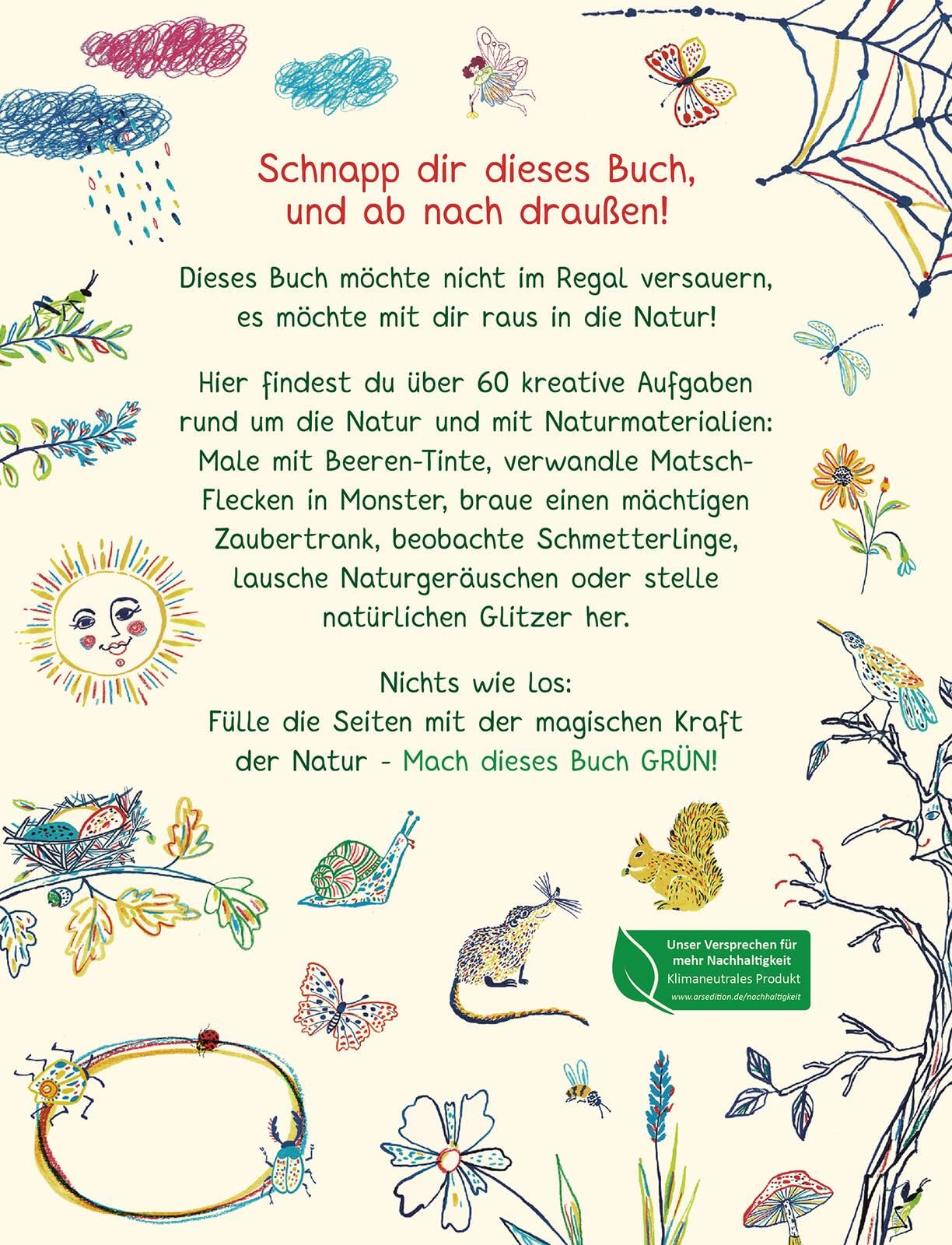 Mach dieses Buch grün: Das kreative Naturbuch | Ein Mitmachbuch für Naturfreund:innen ab 8 Jahren
