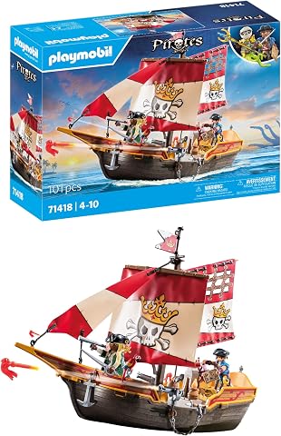 Playmobil Pirate Ship product and packaging