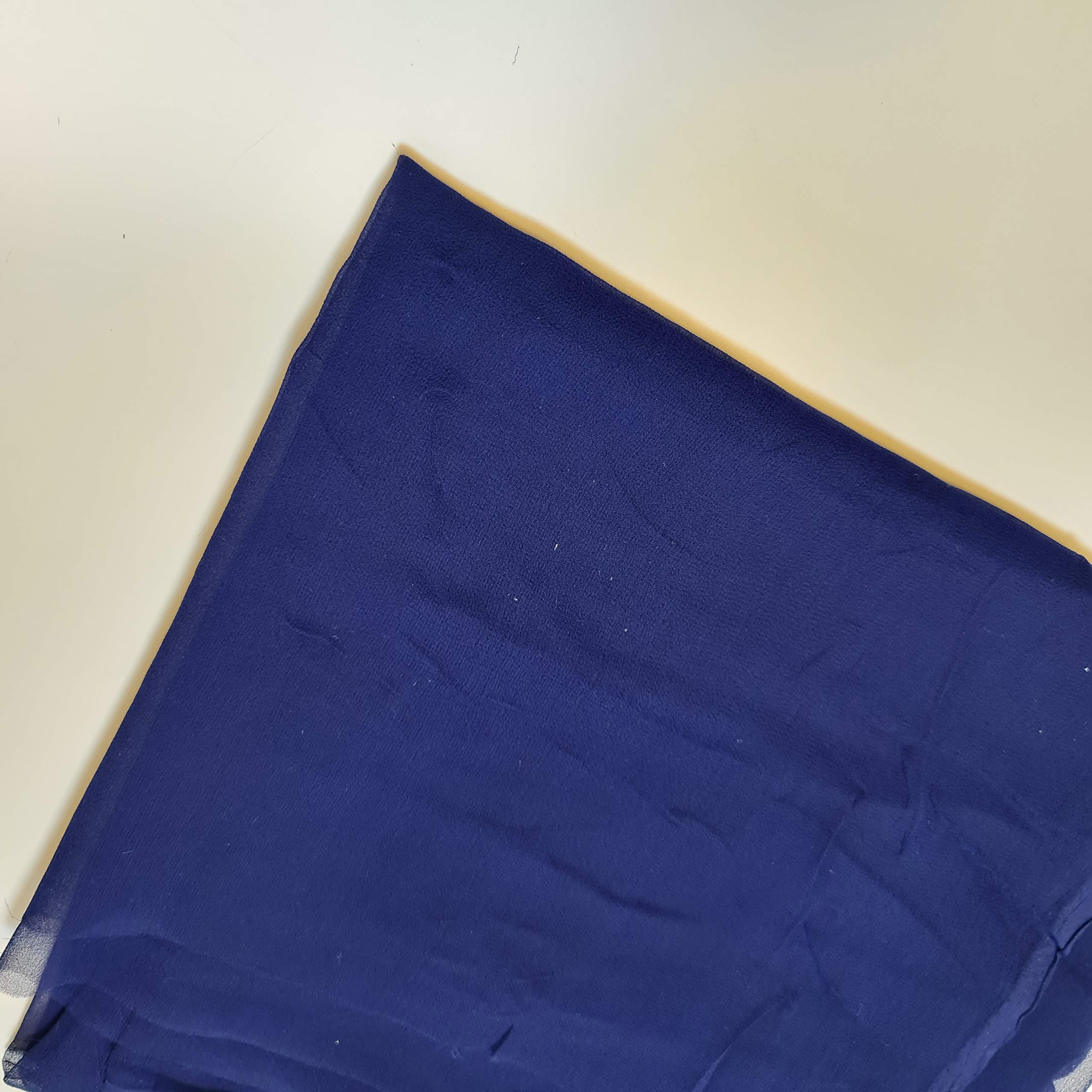 Tela De Gasa Crepé De Musgo 100 % Poliéster Con Drapeado Transparente Para Vestido, 44" (jade) - México
