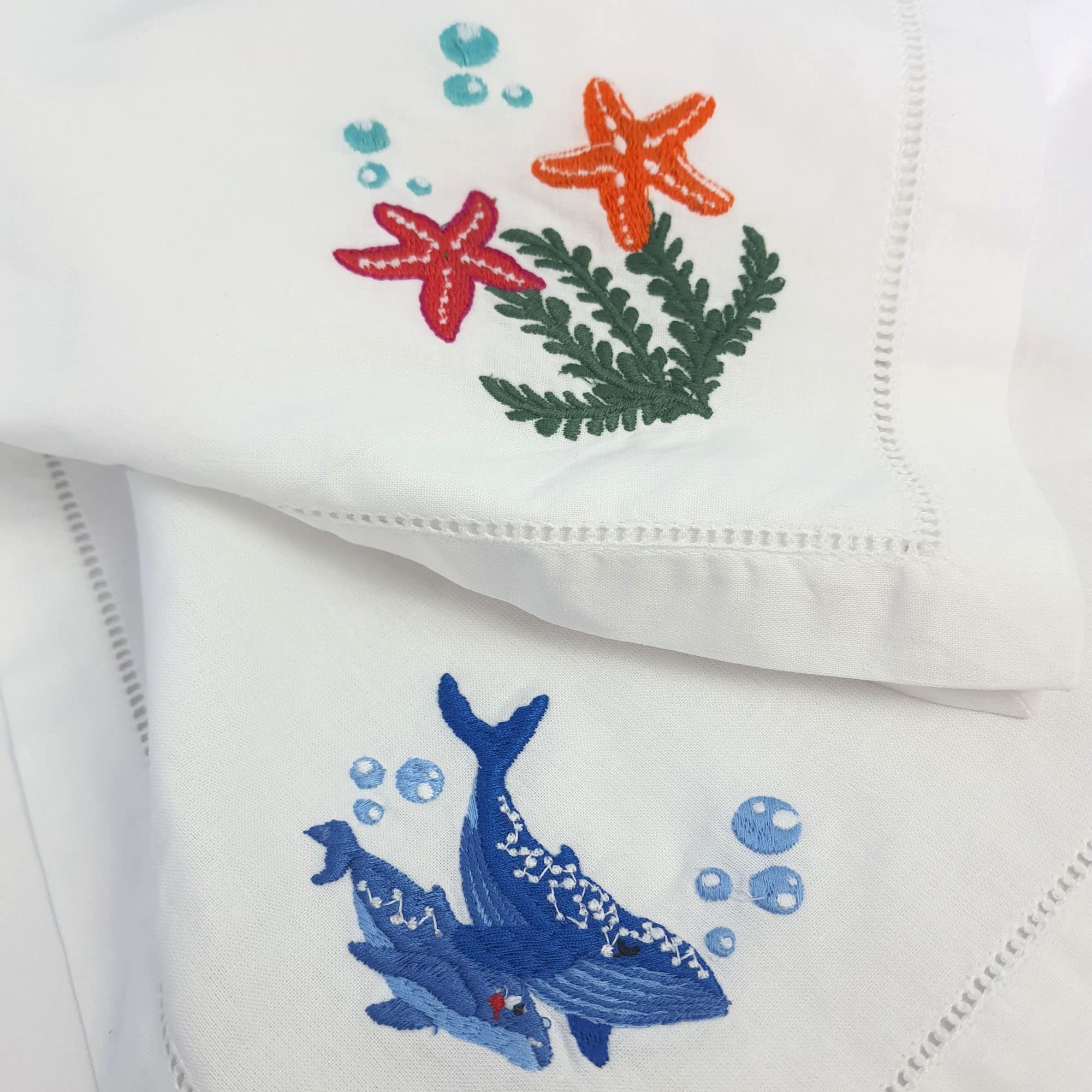 Serviettes De Table En Coton - Linge De Maison 100% Français