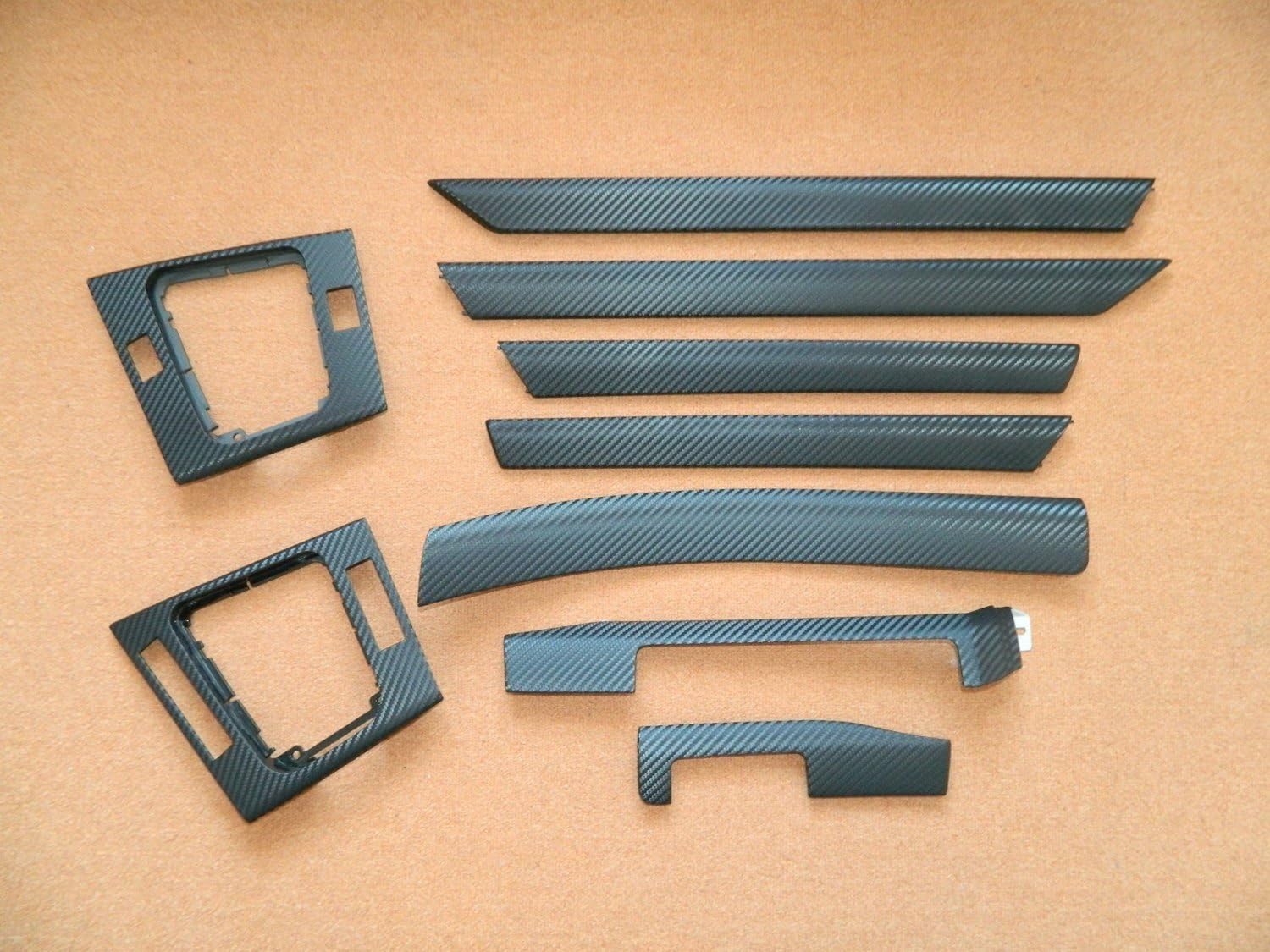 INTERIOR DECORATION Trims for BMW E46/Carbon Structure Foil/3D Black