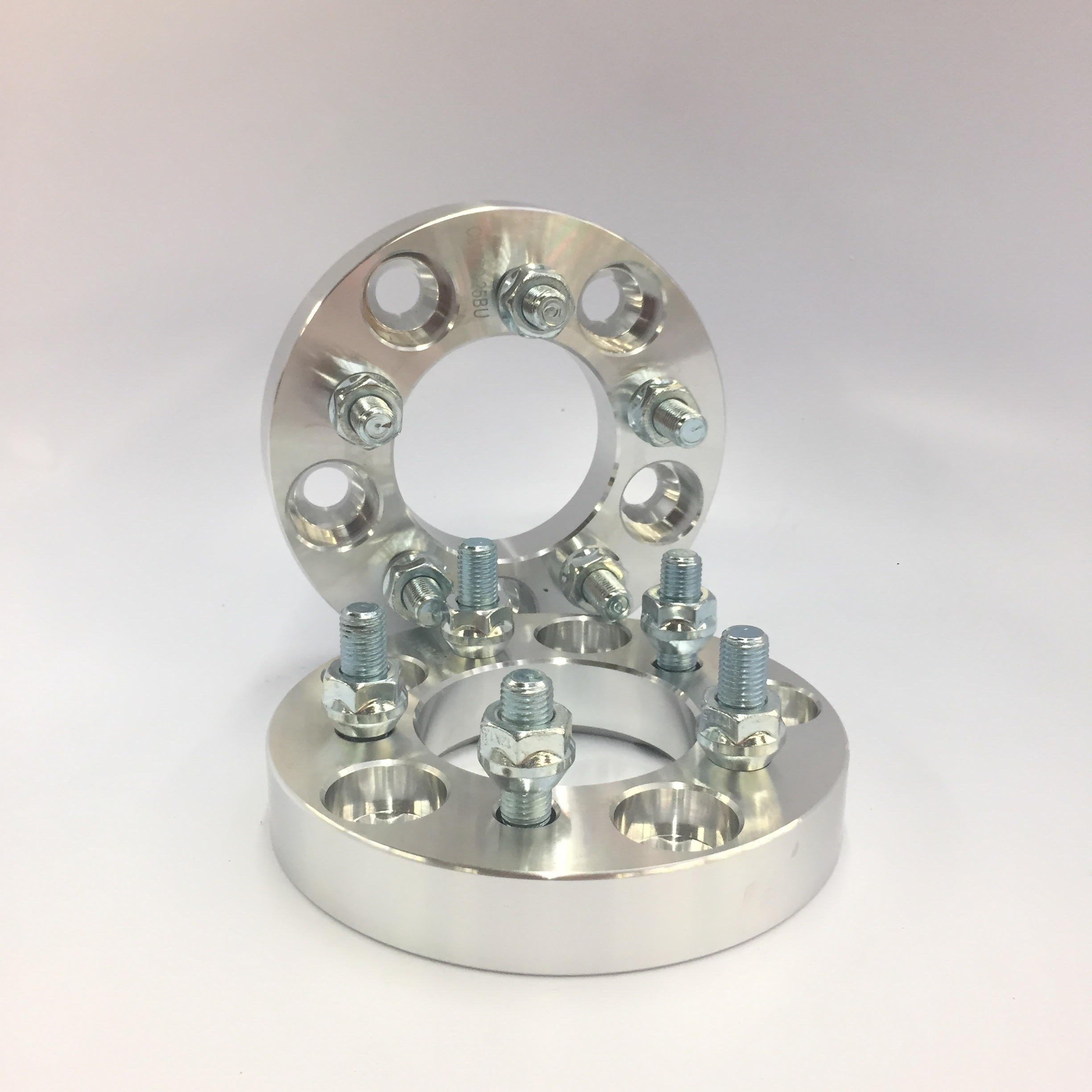 Customadeonly 5x115 to 5x112 Wheel Adapters (2pcs 1.0" Thick) Center Bore 70.3mm Thread M12x1.5 Enable 5x115 Hub with 70.3 Bore to Mount 5x112 Wheel -Trimming Factory Stud May Required