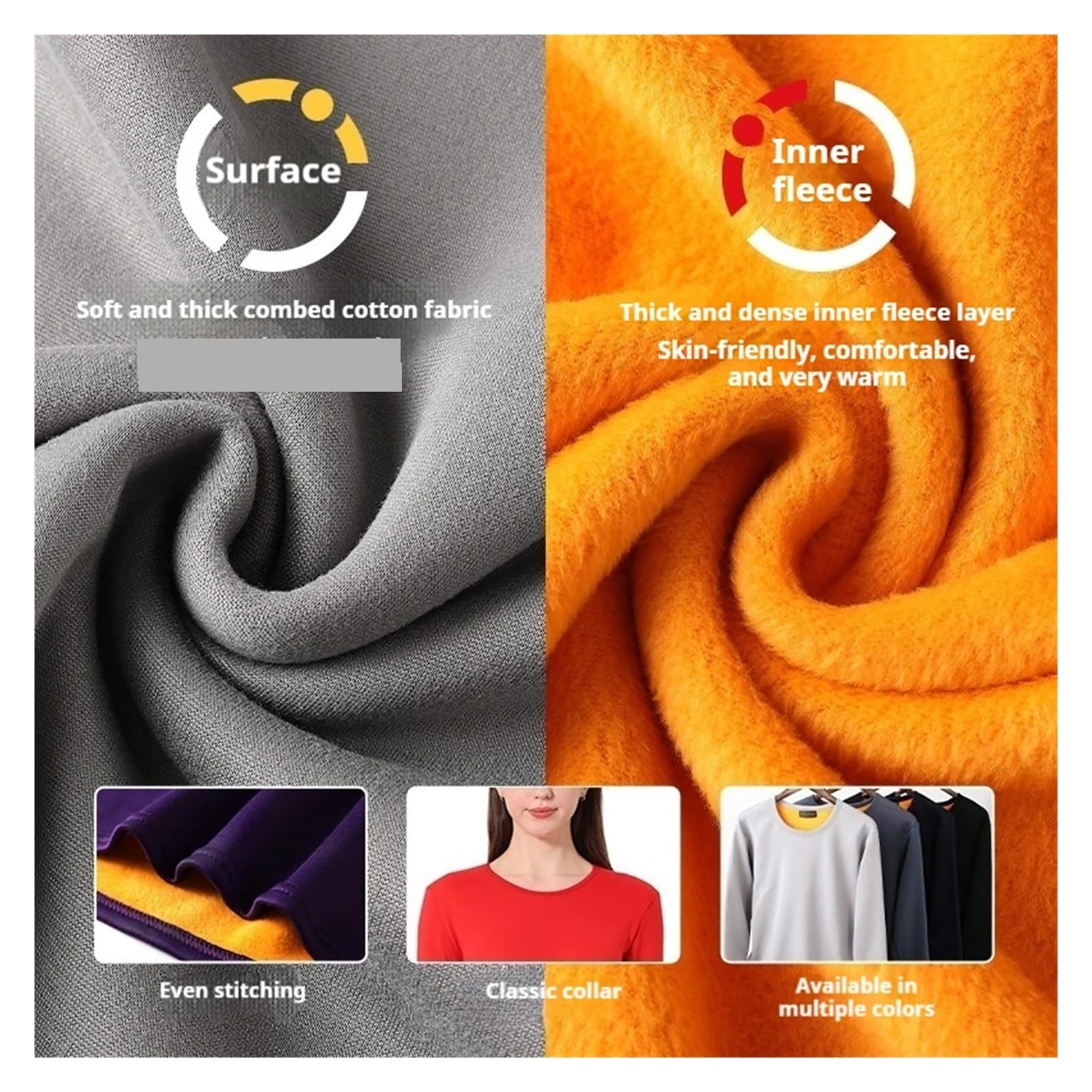 Camiseta Termica Mujer Conjuntos De Ropa Interior Térmica Gruesa Tipo Calzoncillos Largos For El Invierno Ropa De Invierno para Mujer