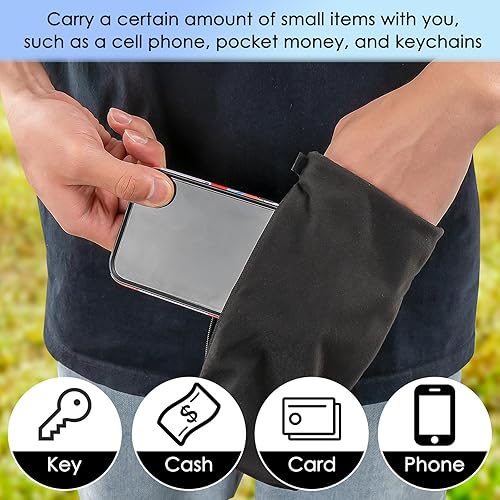 Miniatura 4 de Soporte para teléfono para correr, ligero, compatible con iPhone 1515 Pro1414 Pro1313 Pro13 Mini1212 Pro12 Mini (M, negro)