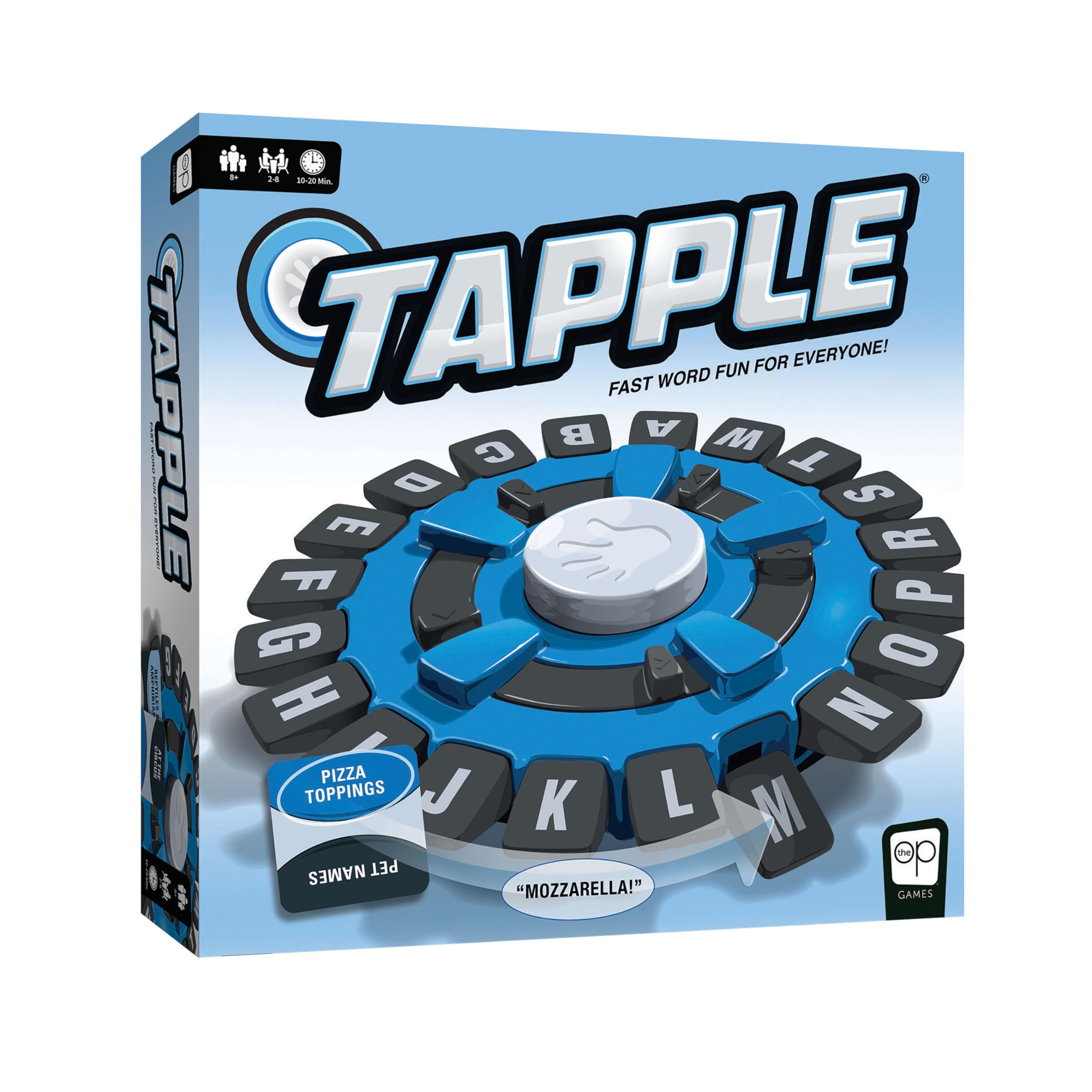 USAopoly Tapple Word Game | Fast-Paced Family Board Game | Choose A Category & Race Against The Timer To Be The Last Player | Learning Game Great For All Ages (B09QRXD9H1) Amazon Price History, Amazon Price Tracker