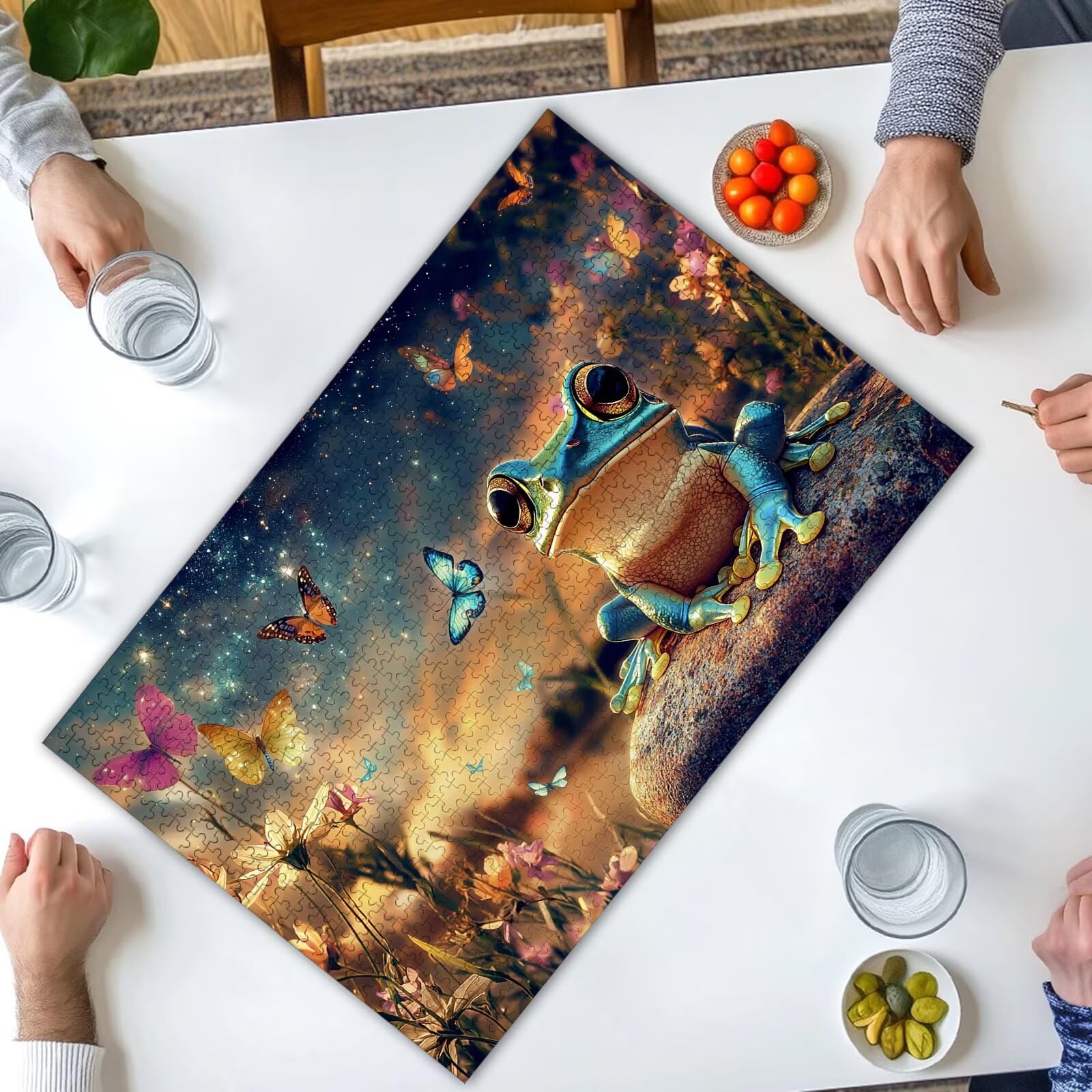 Puzzle 1500 Piezas, Puzzle Rana con Caja para Adultos, DIY Animal Rompecabezas Madera para Adultos, 1500 Piezas Rompecabezas Desafiante, para Decoracion Hogar, Regalo Mujer, Regalo Hombres, -2180