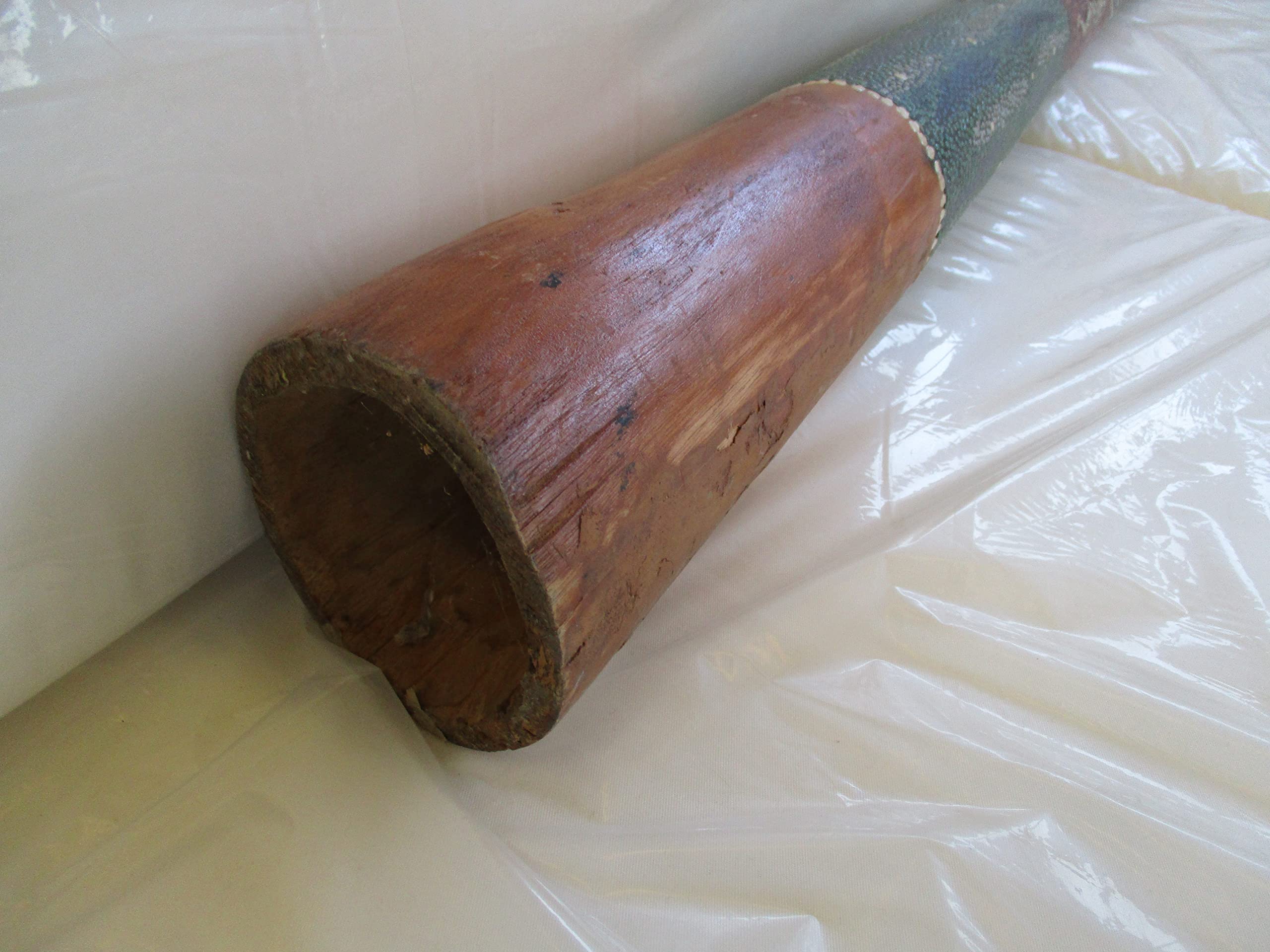 Fantasie d'Oriente Didgeridoo, Strumento Aborigeni Australiani NON SINTETICO BAMBU, Legno, 130 cm x 11 cm