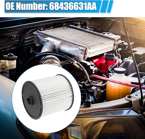 Miniatura 3 de X AUTOHAUX 4 filtros separadores de agua y combustible para Ram 1500 3.0L V6 - Diesel 2020-2023 6.7 litros Diesel Motores Reemplaza 68436633AA