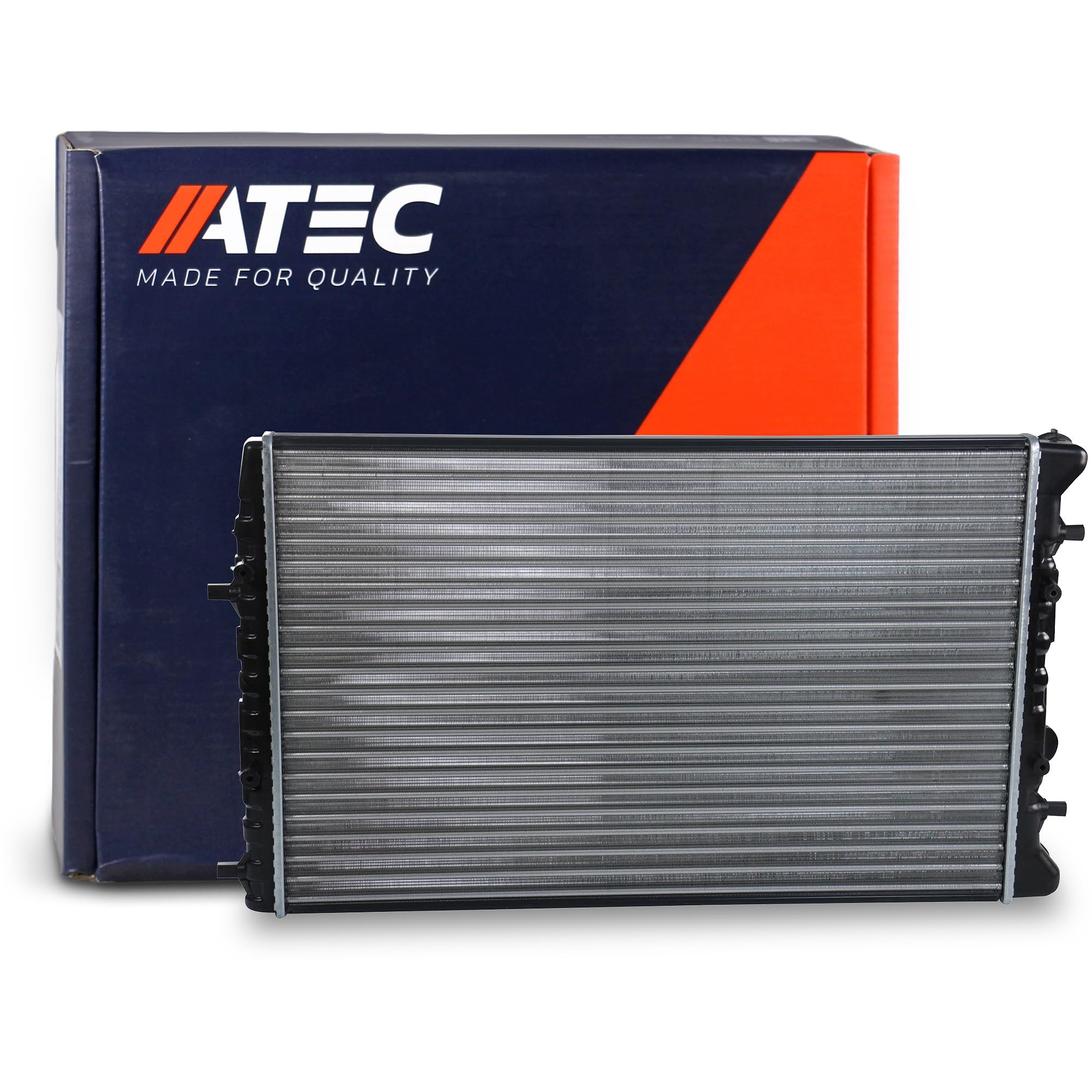 ATEC Germany 1x Raffreddatore acqua motore compatibile con SEAT CORDOBA, IBIZA, SKODA FABIA 1, FABIA 2, ROOMSTER, VW FOX, POLO (6N2) (9N_ 9A_) (6V2) (9A4 9A2 9N2 9A6)(9N4)
