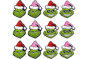 Grinch Green Silicone Focal Beads