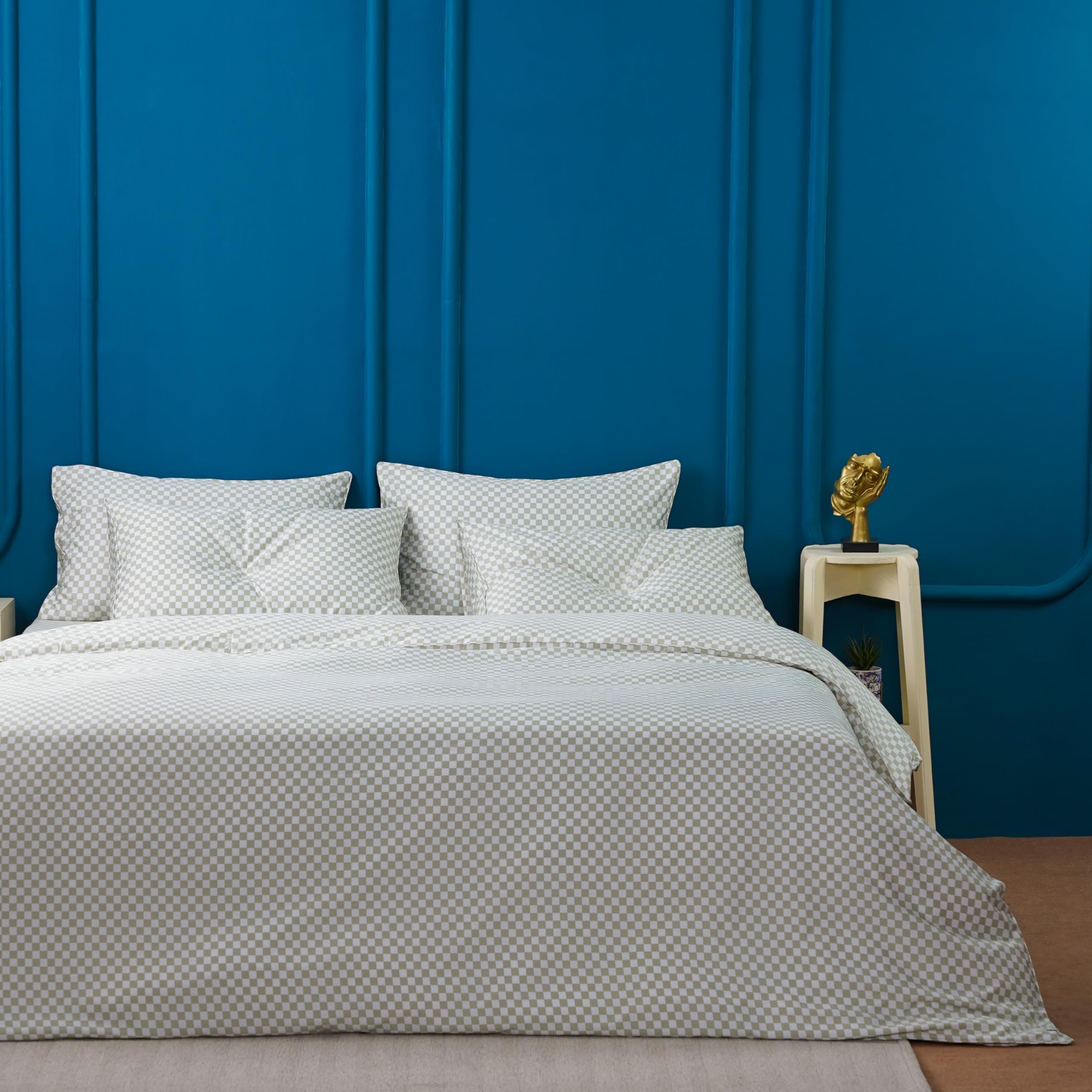 Sheet Story Bamboo Double Duvet Cover Set, 400 Thread Count, Double Duvet Cover Sets with Pillowcases