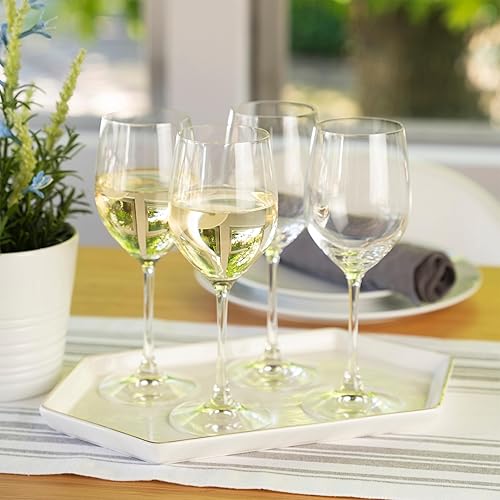 Miniatura 9 de Spiegelau Vino Grande - Juego de regalo de copas de vino blanco, elegantes vasos de cristal, cristalería con tallo elegante para bar en casa