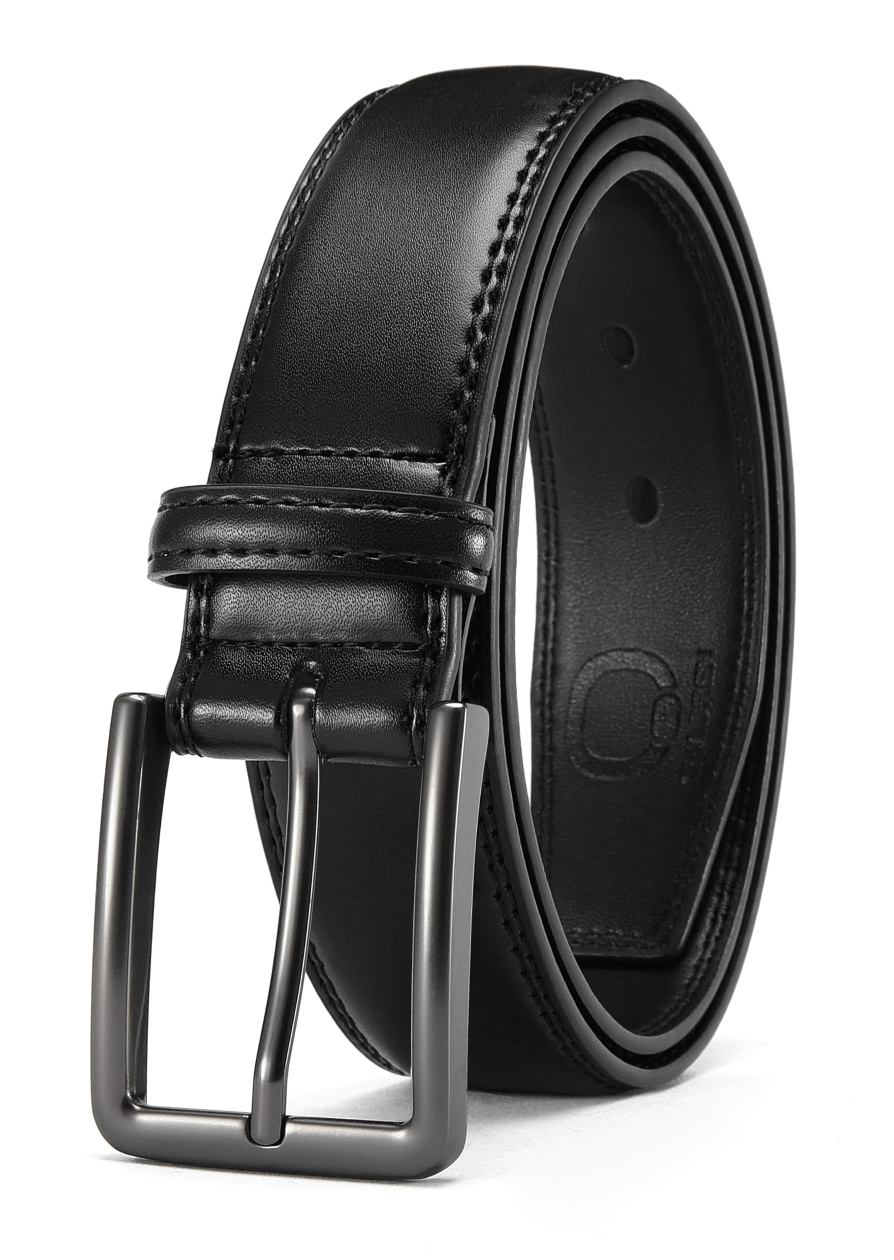 CHAOREN Mens Belt Leather - 1 3/8" Dress Belts for Men - Considerate Gift for Work Business Casual Jeans
