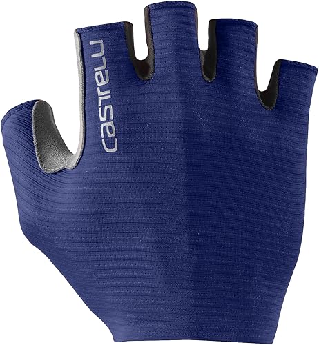 CASTELLI Guantes de ciclismo para hombre, guantes de ciclismo de dedo corto con acolchado y protección UPF para ciclismo de carretera y grava
