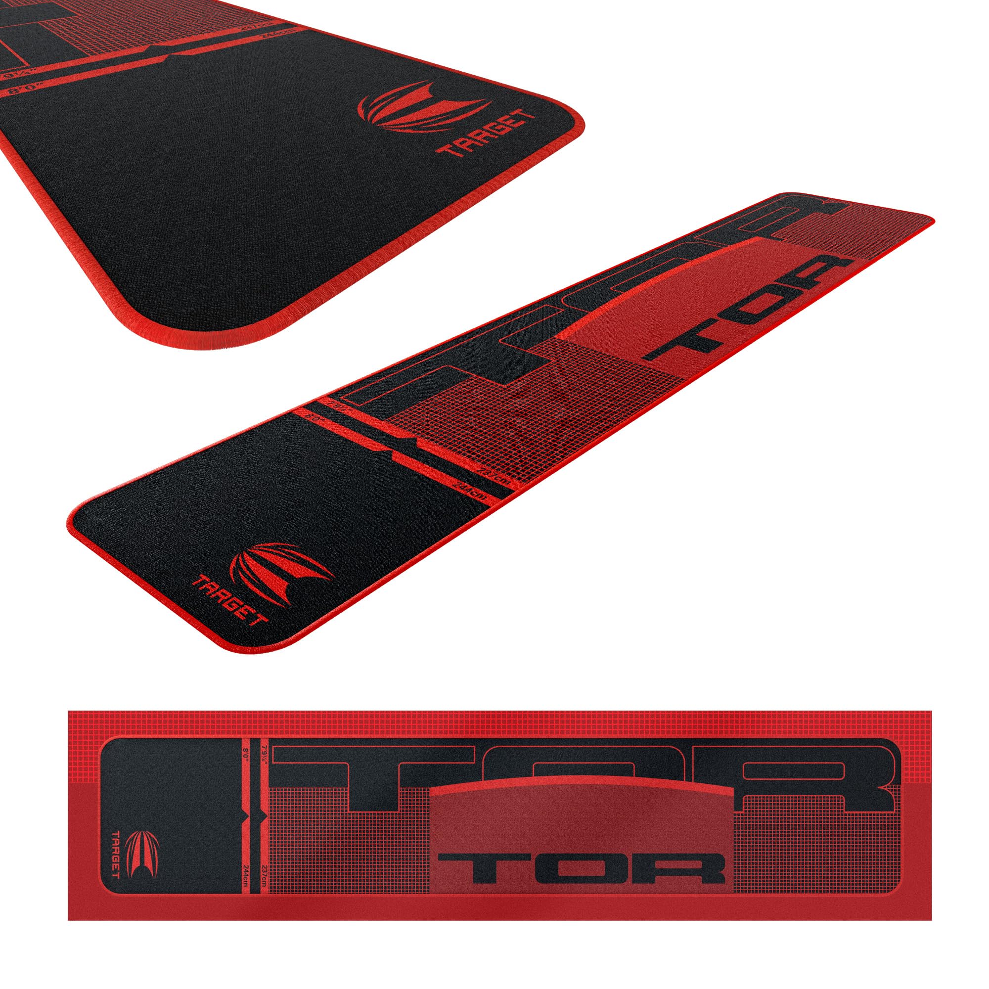 Target Darts TOR Dart Mat Oche for Steel and Soft Tip Darts