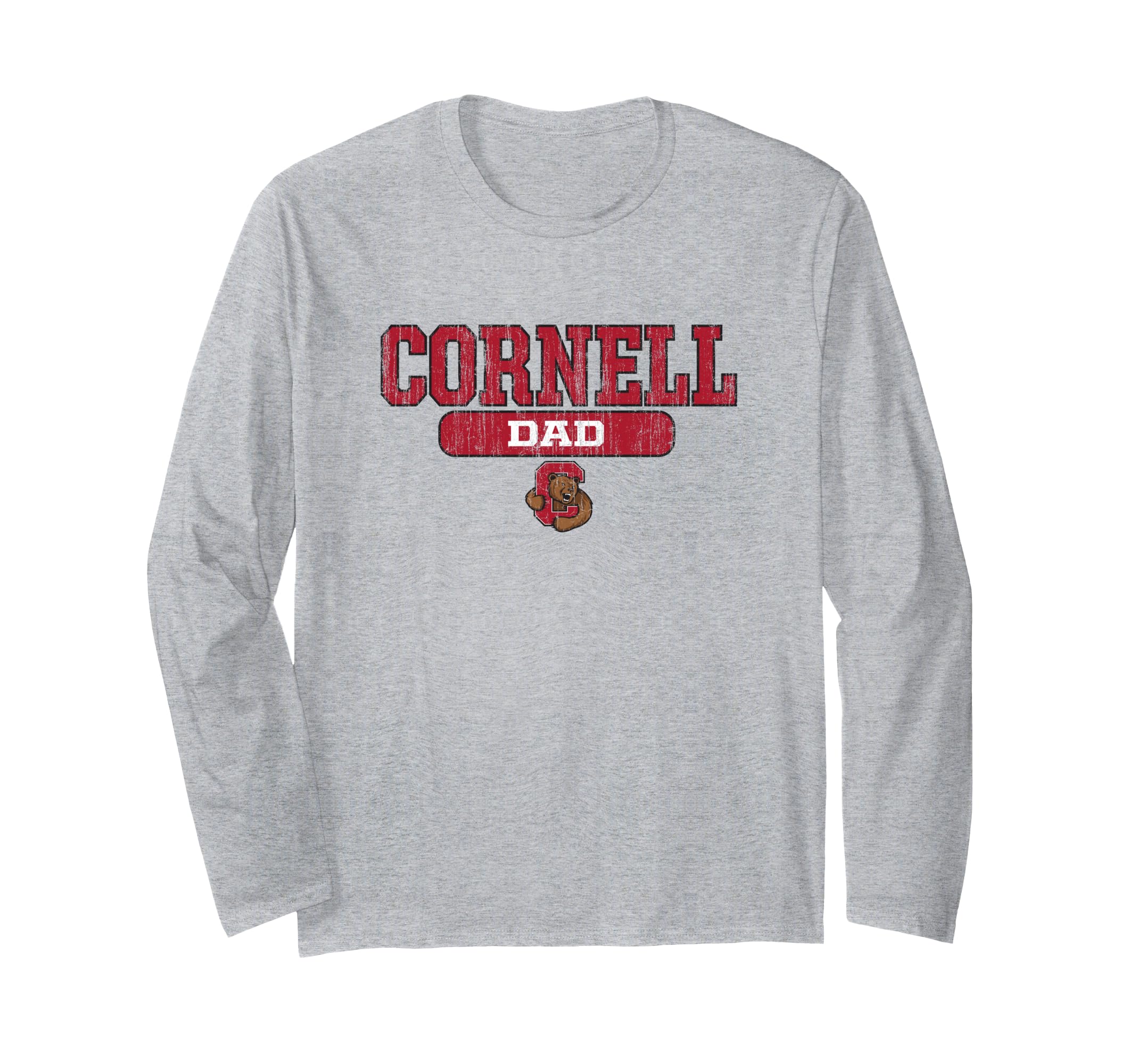 Cornell Dad Icon Neutral | Cornell University Long Sleeve T-Shirt
