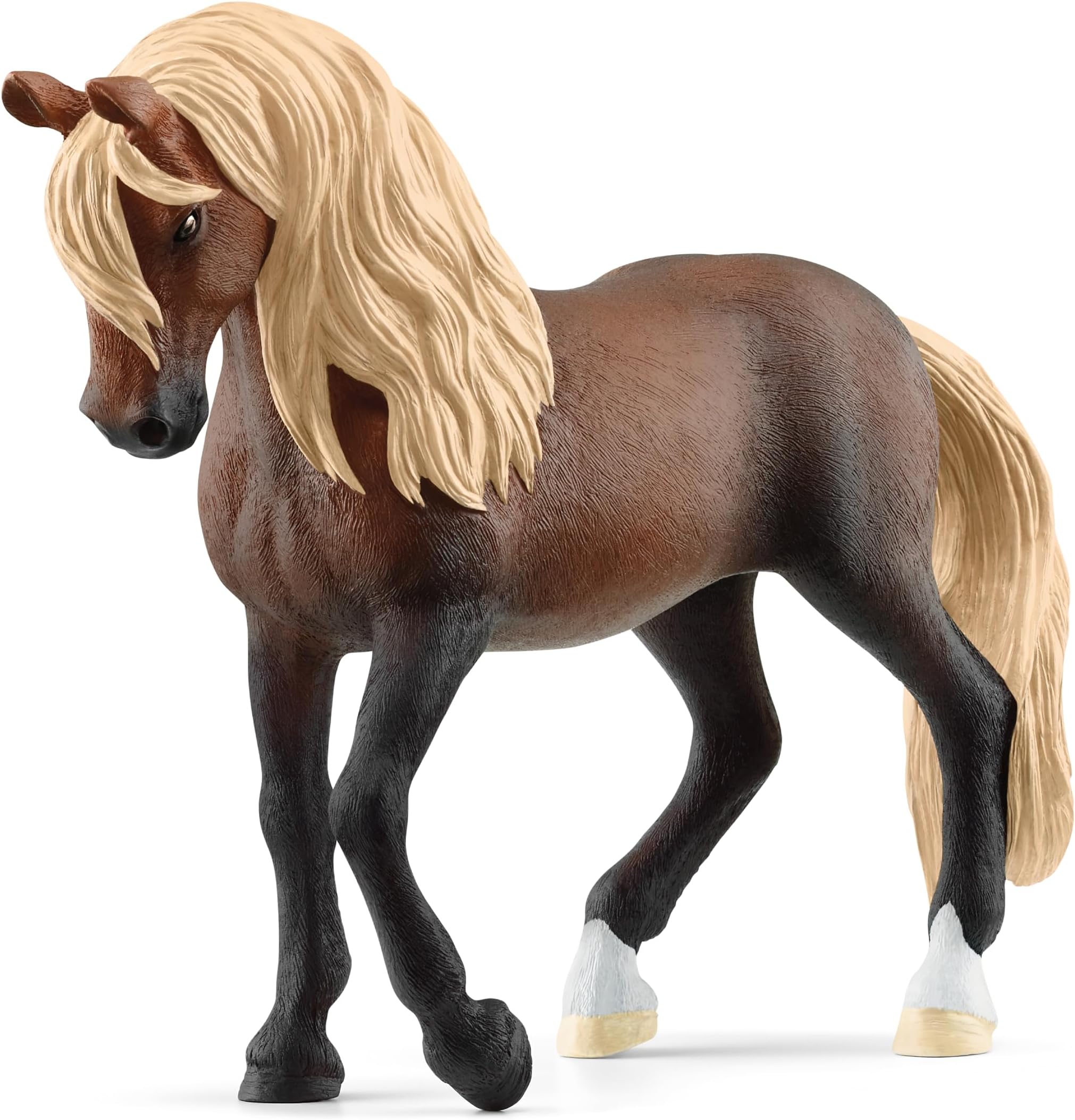 13952 Peruvian Paso Stallion, from 5 years HORSE CLUB - Figurine, 3 x 14 x 10 cm, Brown