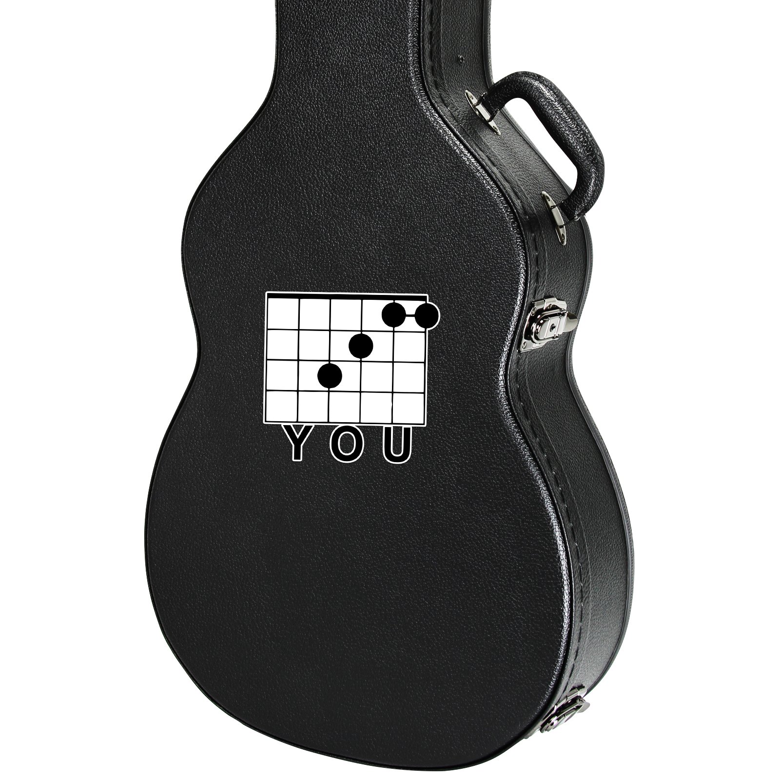 F Note You Pun Guitar Instrument Case Sticker - 4
