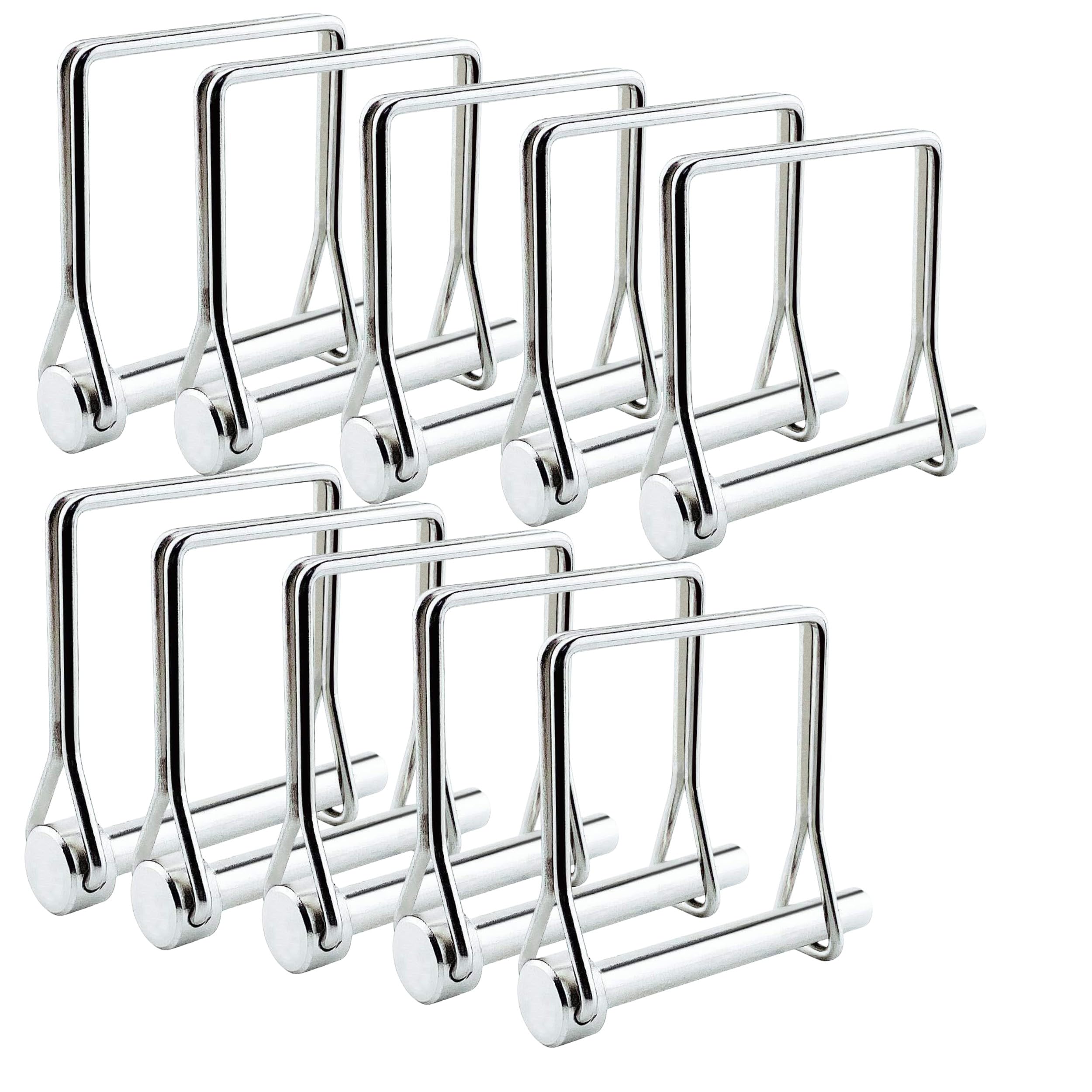 10 PCS SQUARE Pto Pin Shaft Locking Pin 14 Pin Hitch Pin Wire Lock Pin - View #2