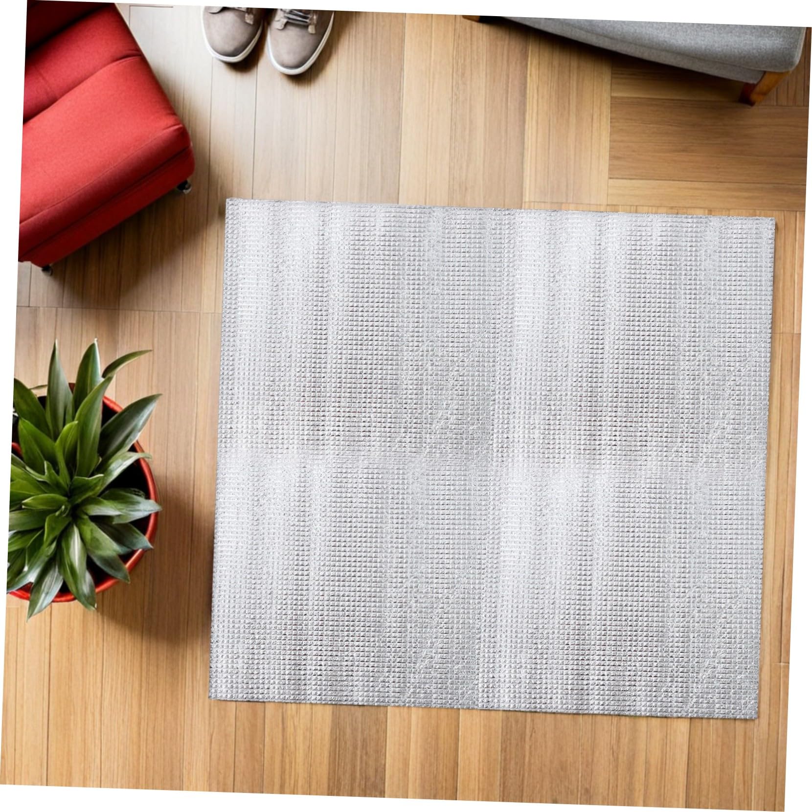 POPETPOP 2sets Coperture Isolanti per Ventilatore da Soffitta Barriera Termica Ottimizzazione della Ventilazione Resistente Facile Installazione Fai da Te per Uso Domestico