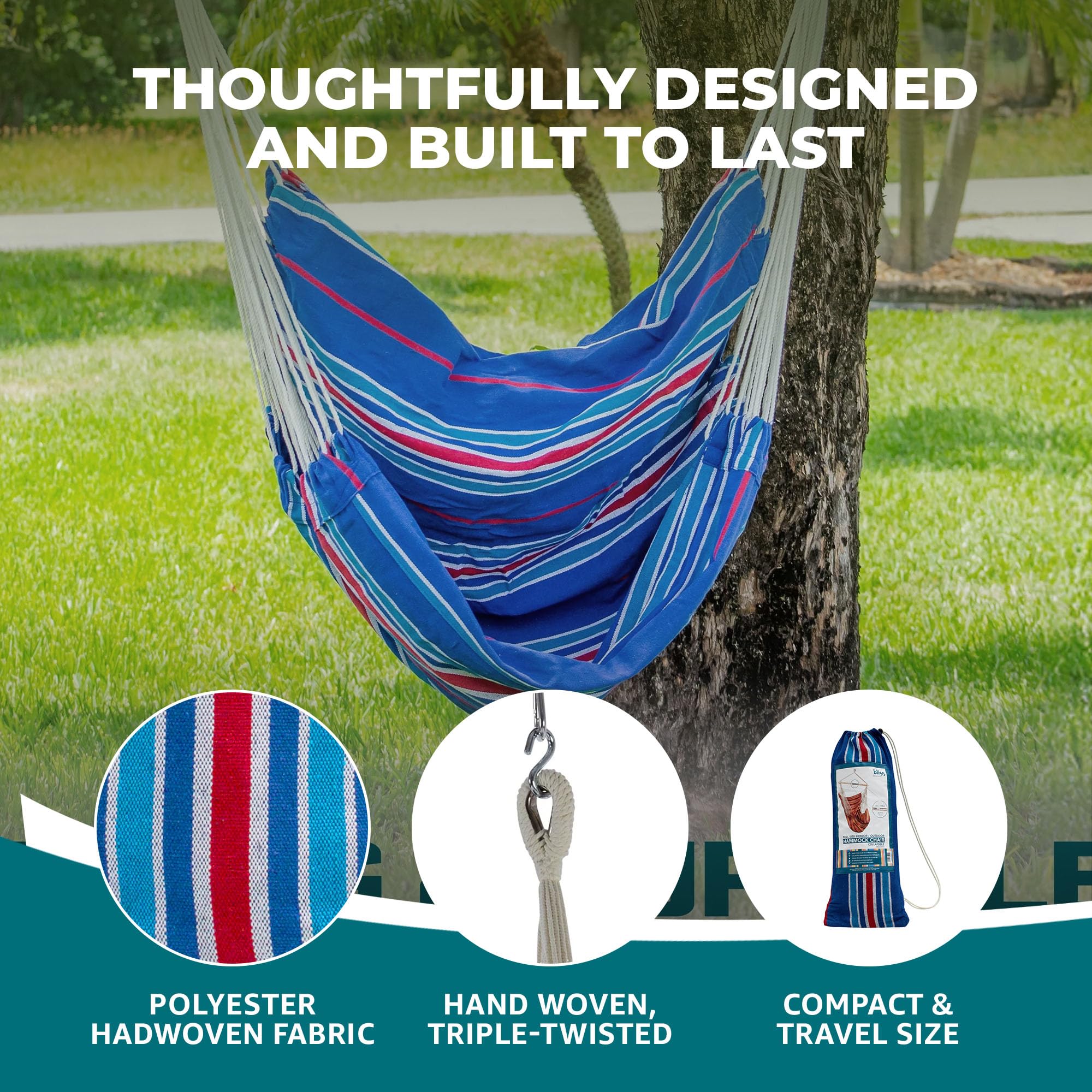 Amazon.co.jp: Bliss Hammocks WM-412F_2 ポリエステルマルチカラー