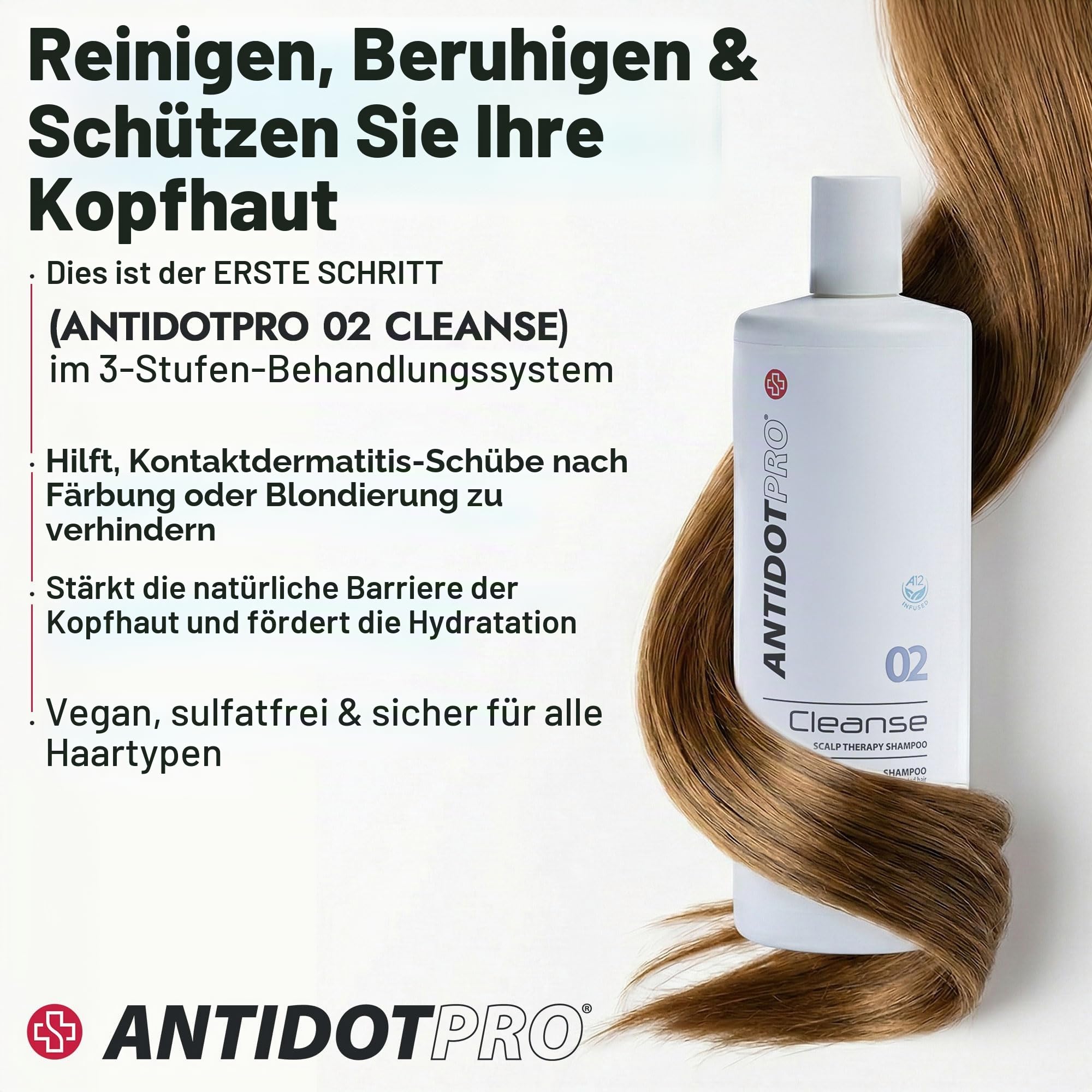 ANTIDOT PRO ANTIDOTPRO Cleanse 02 Shampoo 1000 ml für empfindliche Kopfhaut
