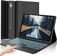 Vista 24 de Combo Touch - Funda con teclado táctil para Samsung Galaxy Tab S10 FE/S10 Lite/S9 FE de 10.9 pulgadas, teclado retroiluminado desmontable magnético