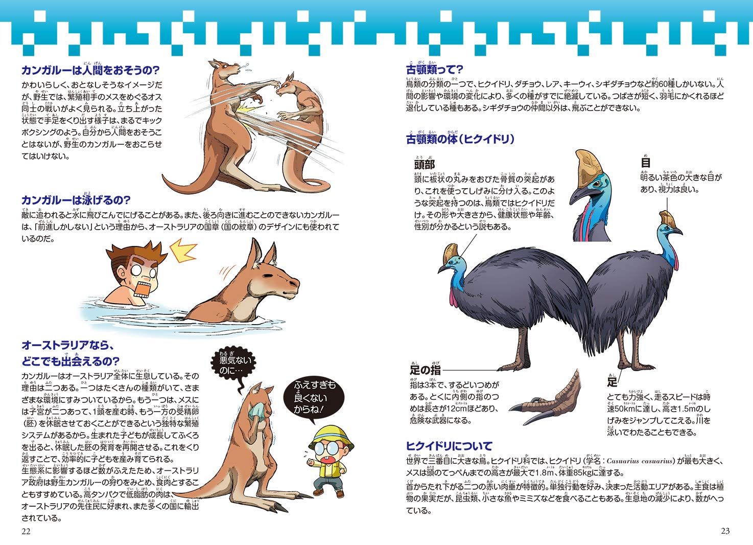 Amazon Co Jp どっちが強い ヒクイドリvsカンガルー 最強キック対決 角川まんが科学シリーズ スライウム ブラックインクチーム ブラックインクチーム 今泉 忠明 Japanese Books