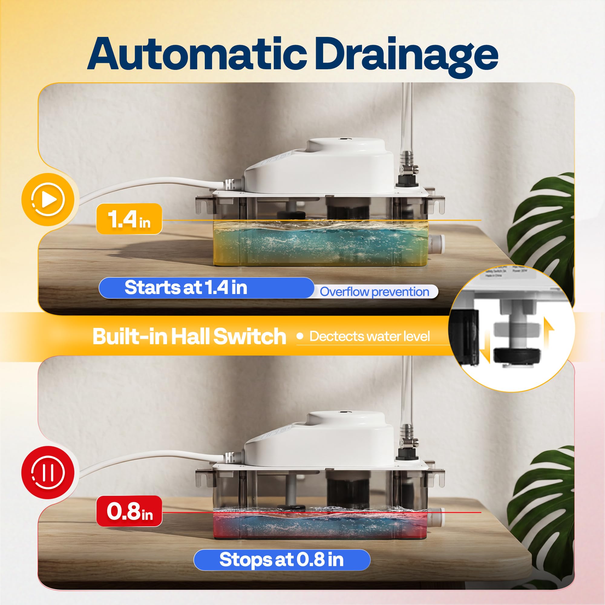 HVAC Condensate Pump - Automatic Alarm & Easy DIY -3