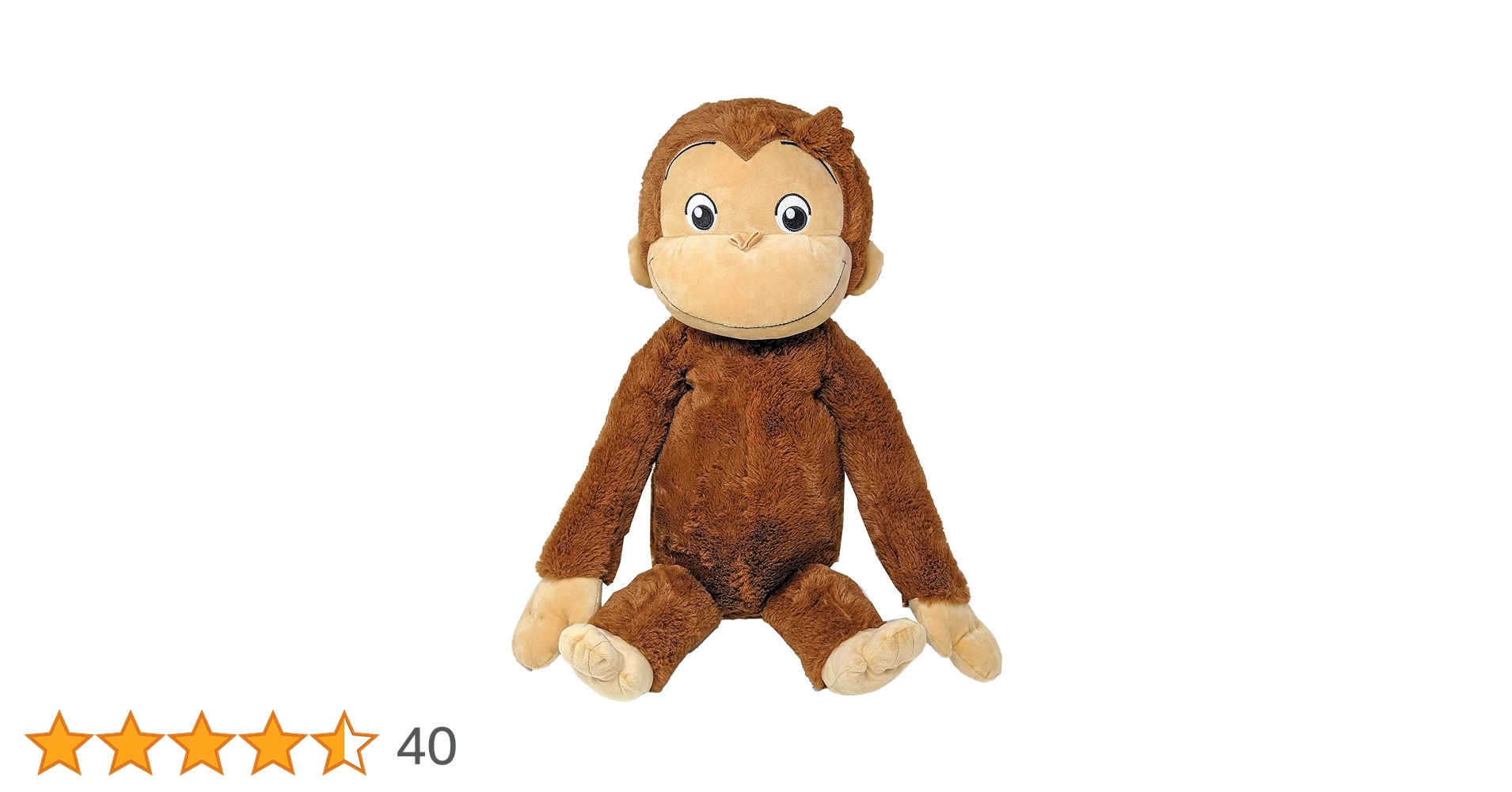 Amazon.co.jp: セガ おさるのジョージ ギガジャンボふわふわぬいぐるみ