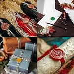 10PCS Sceau de cire, bâtons de cire pour pistolet à colle pour tampon, lettre, enveloppe, invitation de mariage