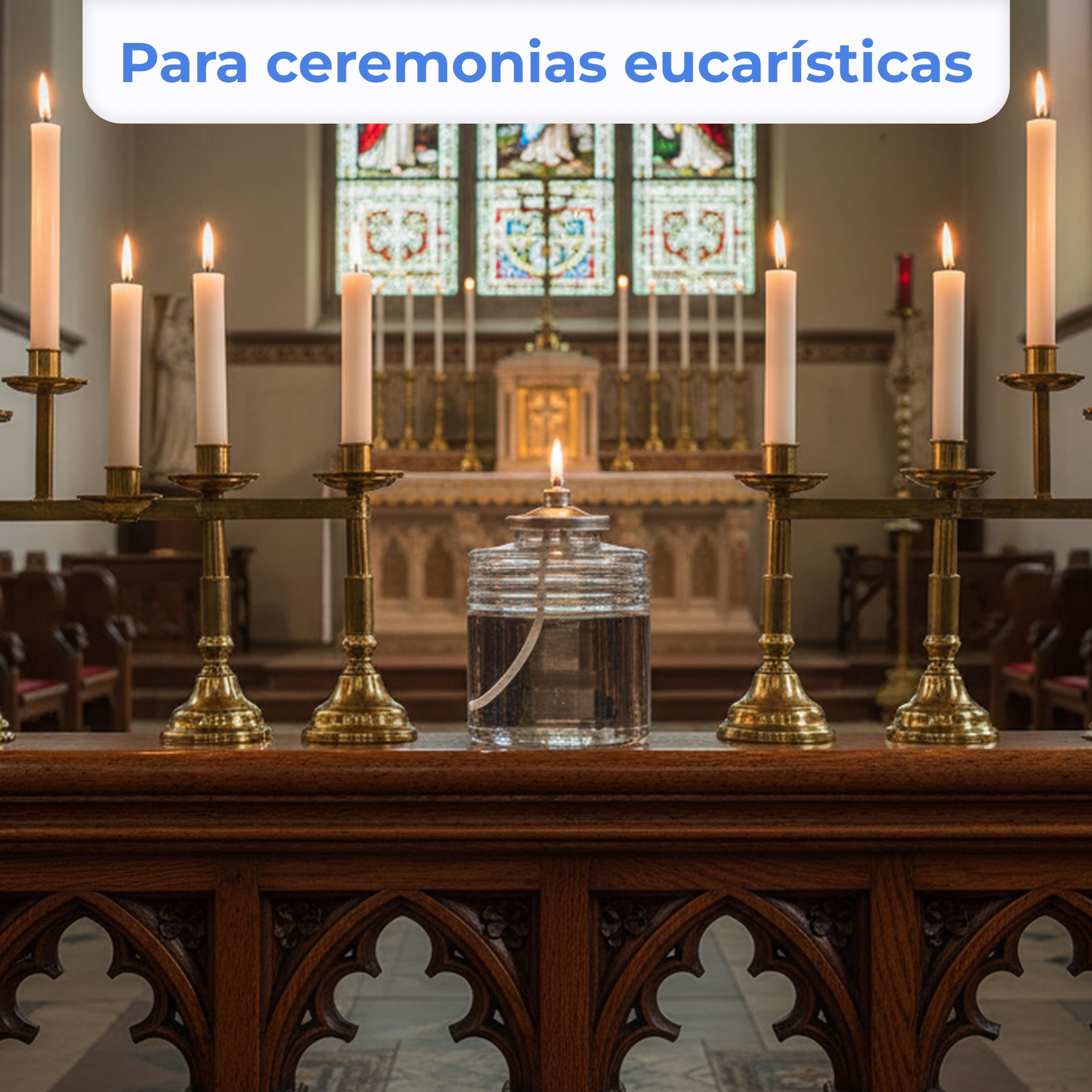Christus Cera Líquida 1 L para Velas - Adecuado para Uso Interno y Litúrgico | Cumple con Normativas Europeas (12)