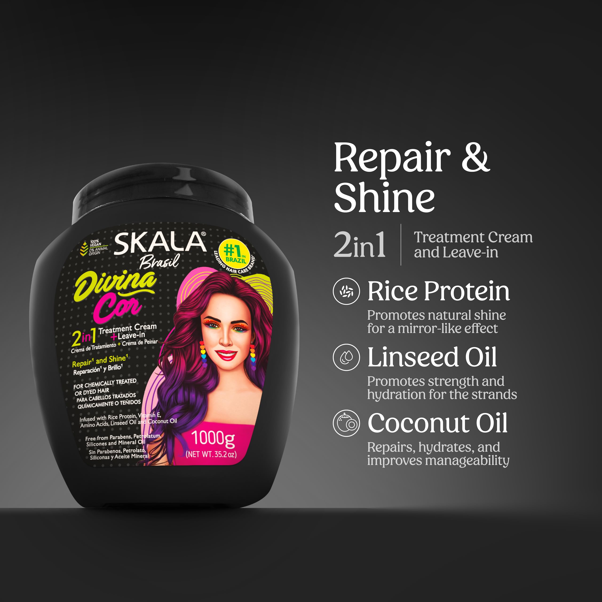 Amazon.com : SKALA Divina Cor 2-in-1 Treatment Cream for Color
