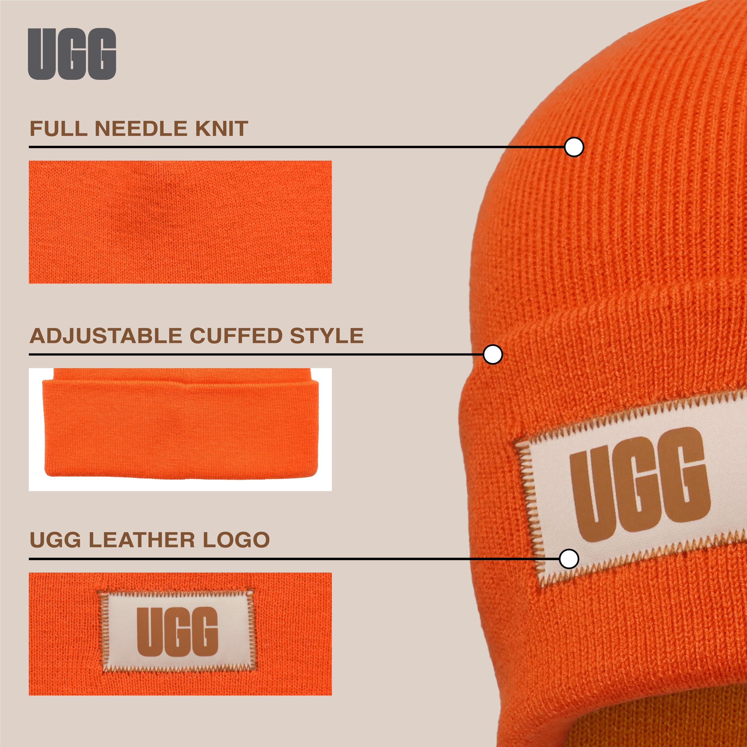 UGG Herren Beanie-Mütze High Crown Beanie