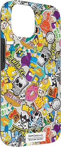 Miniatura 6 de Funda de collage de pegatinas para iPhone 13 Pro de Los Simpson