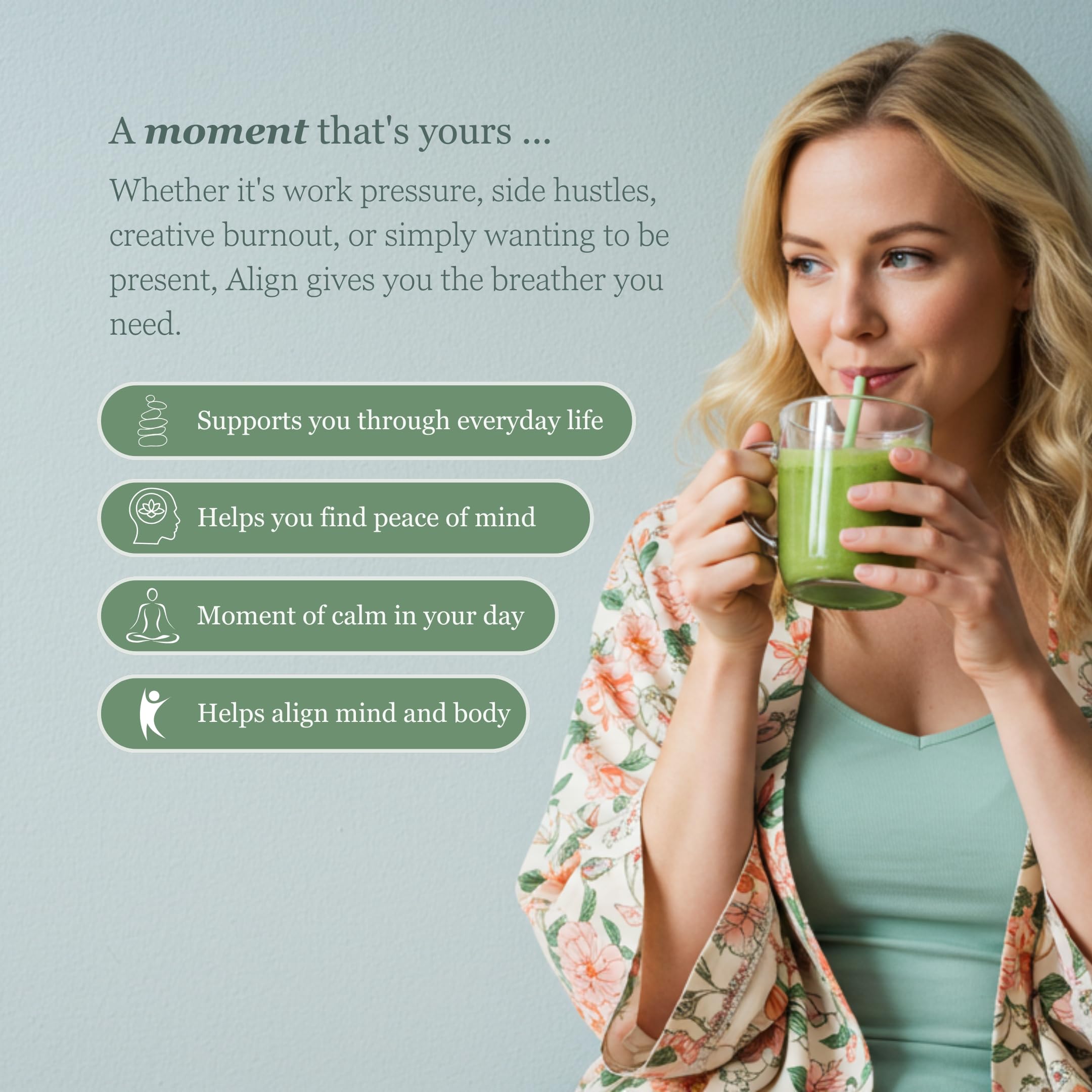 ALIGN MATCHA Ceremonial Organic Matcha Ichibancha First Tea calm ritual sourced from Japan 50 g 42 servings — view 2