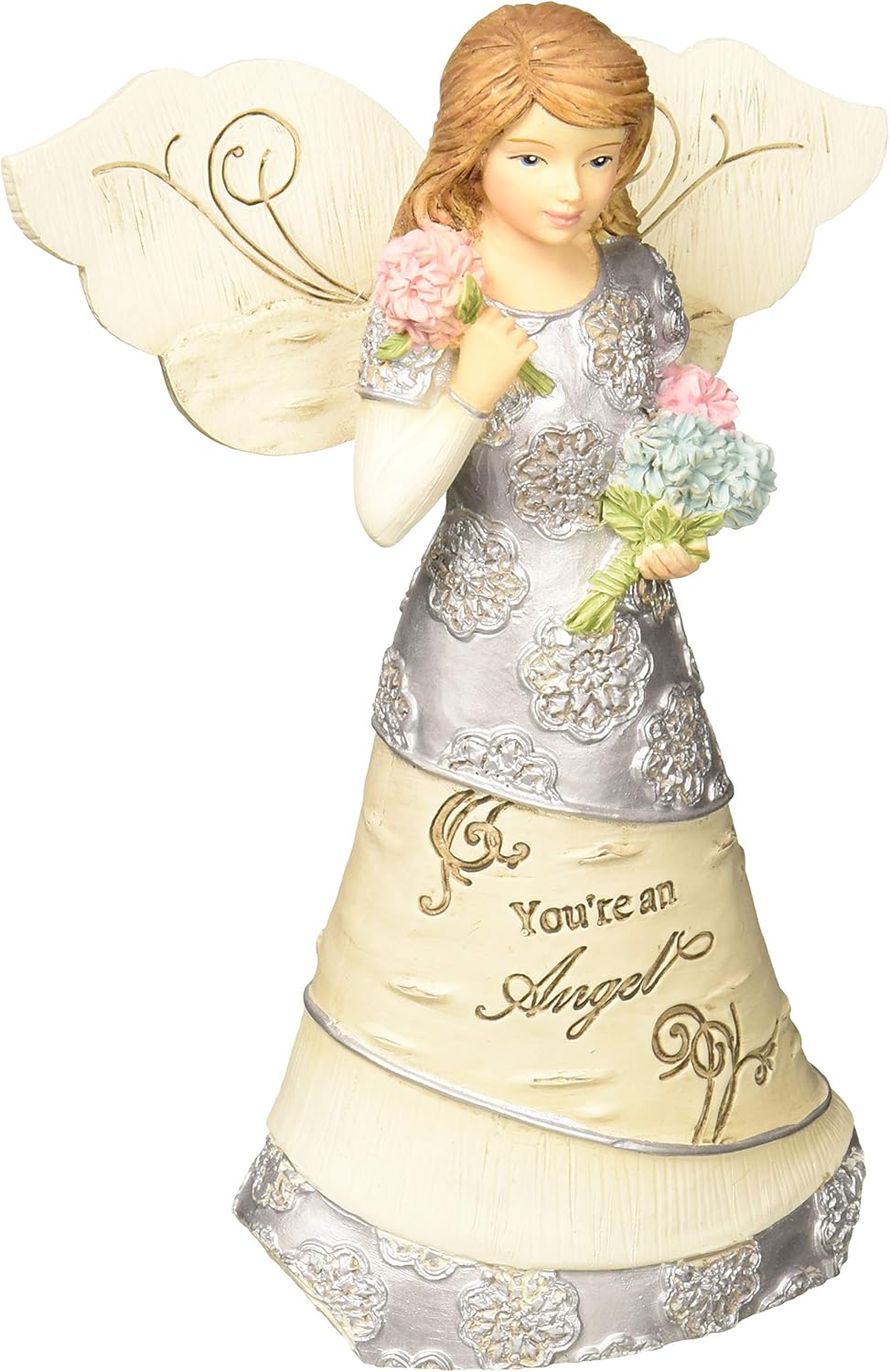 Pavilion Gift Company 5.5 Inch Collectible Elements Figurine You're an Angel, Beige: Home & Kitchen
