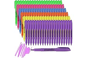 Assorted Color Highlighters Bulk Pack Of 120, Versatile Highlighters For Any Task