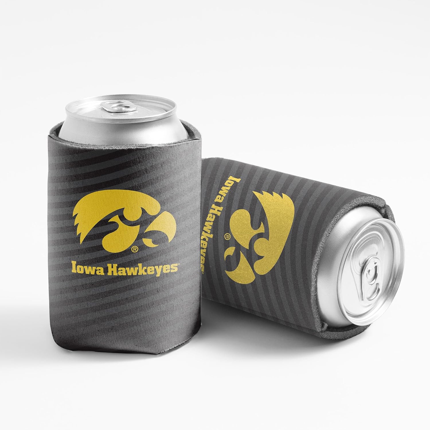 University of Iowa Can Coolers – 6-Pack Officially Licensed Hawkeyes Drink Sleeves – Fits 12oz Cans & Bottles – Foam Insulated for Tailgating, BBQs & Game Day – VictoryStore