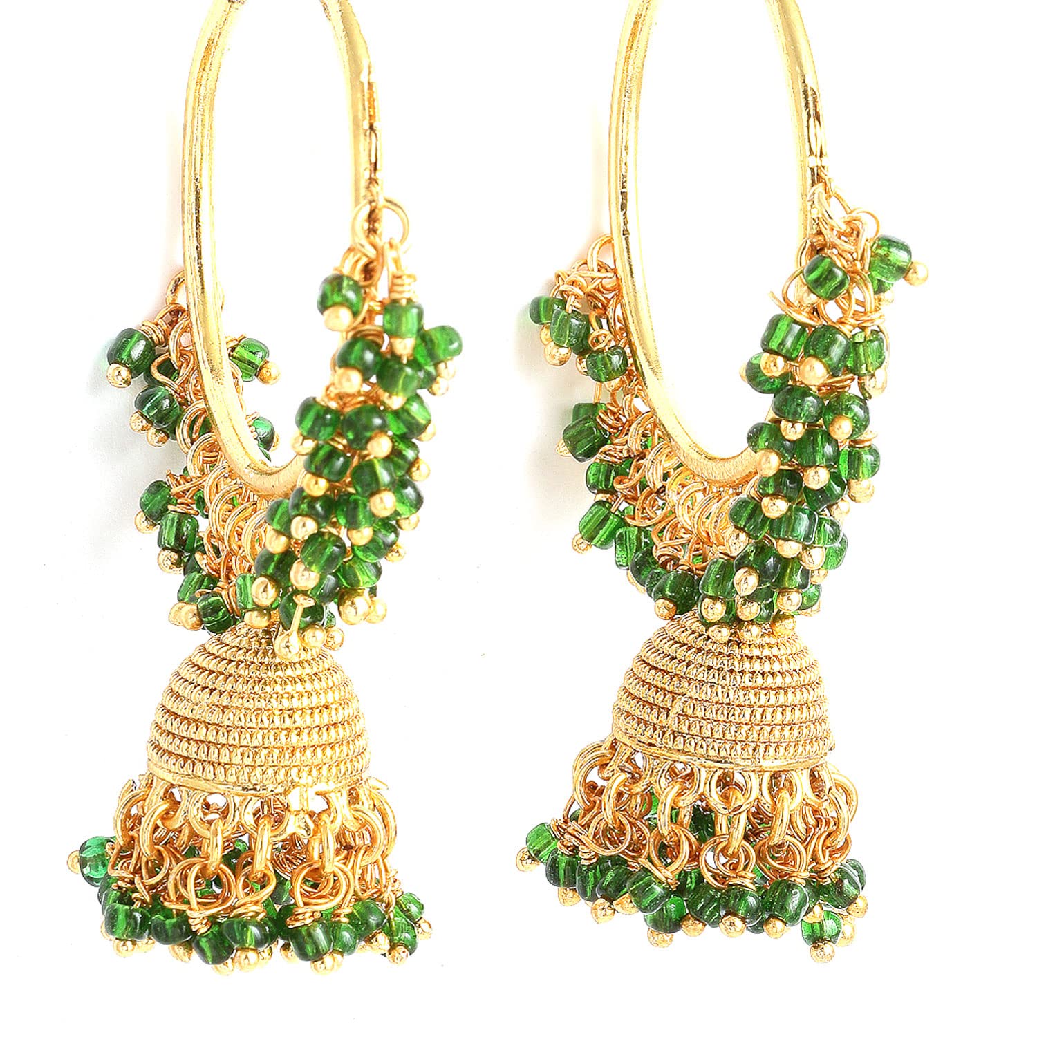 See full amazon price history chart for KENNICE Gold-Plated Copper Dome Shaped Jhumka Earrings For Women & Girls KENNICE Gold-Plated Copper Dome Shaped Jhumka Earrings For Women & Girls (B0BVQV9MQ9) Amazon Price History, Amazon Price Tracker