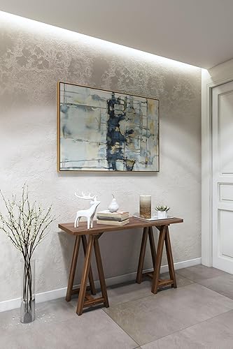 Miniatura 24 de SIMPLIHOME Sawhorse - Mesita de noche de madera maciza de 24 pulgadas de ancho, moderna, industrial, color gris envejecido, para sala de estar y