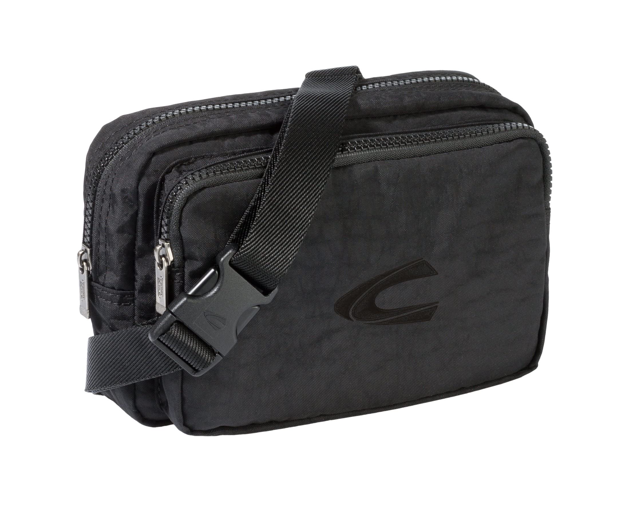camel active Journey Men's Belt Bag Bum Bag Small, Black, S, 000364
