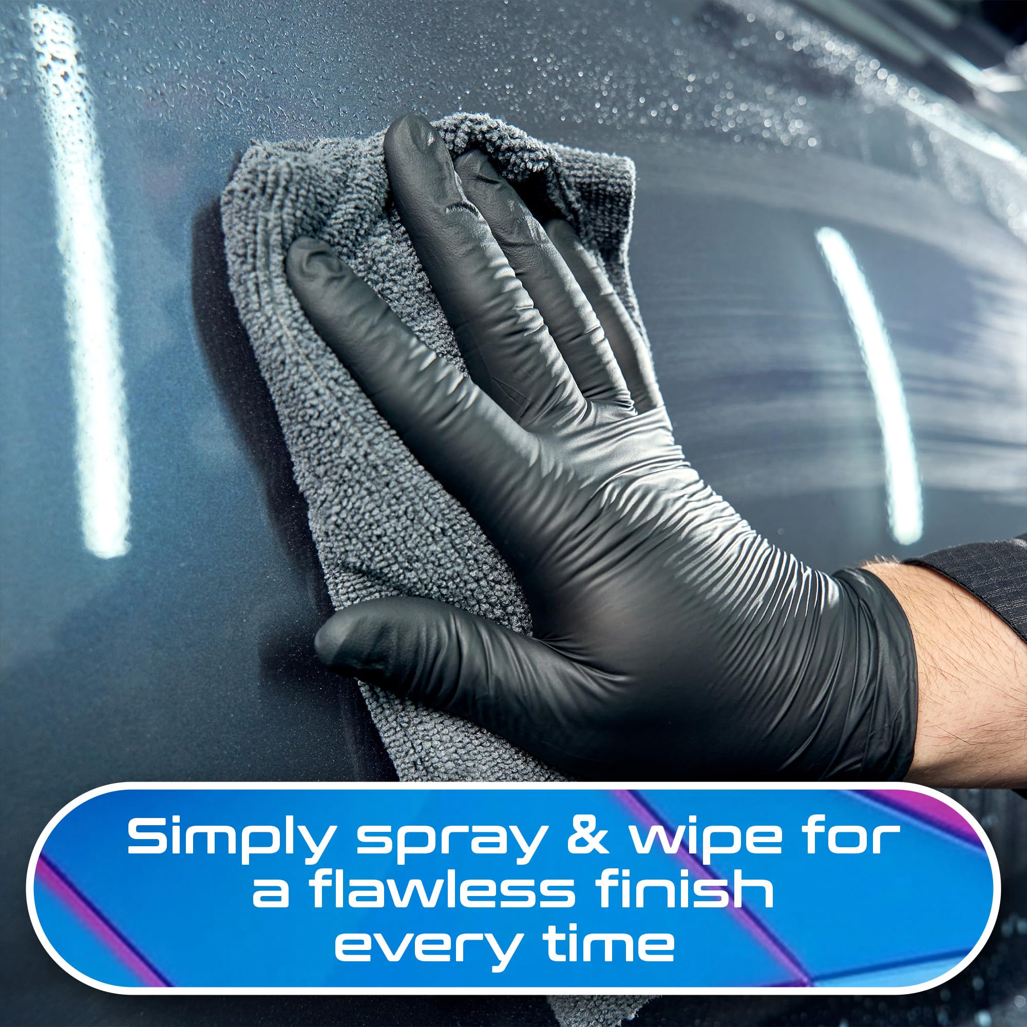 Infinity Wax Rapid Detailer Blue 5L - Spray de Detailer Rápido, Alto Brillo y Agua Brillante Sin Pulido, a Base de Siloxano. Destacadora de Auto Segura para Múltiples Superficies en Tamaño Comercial.