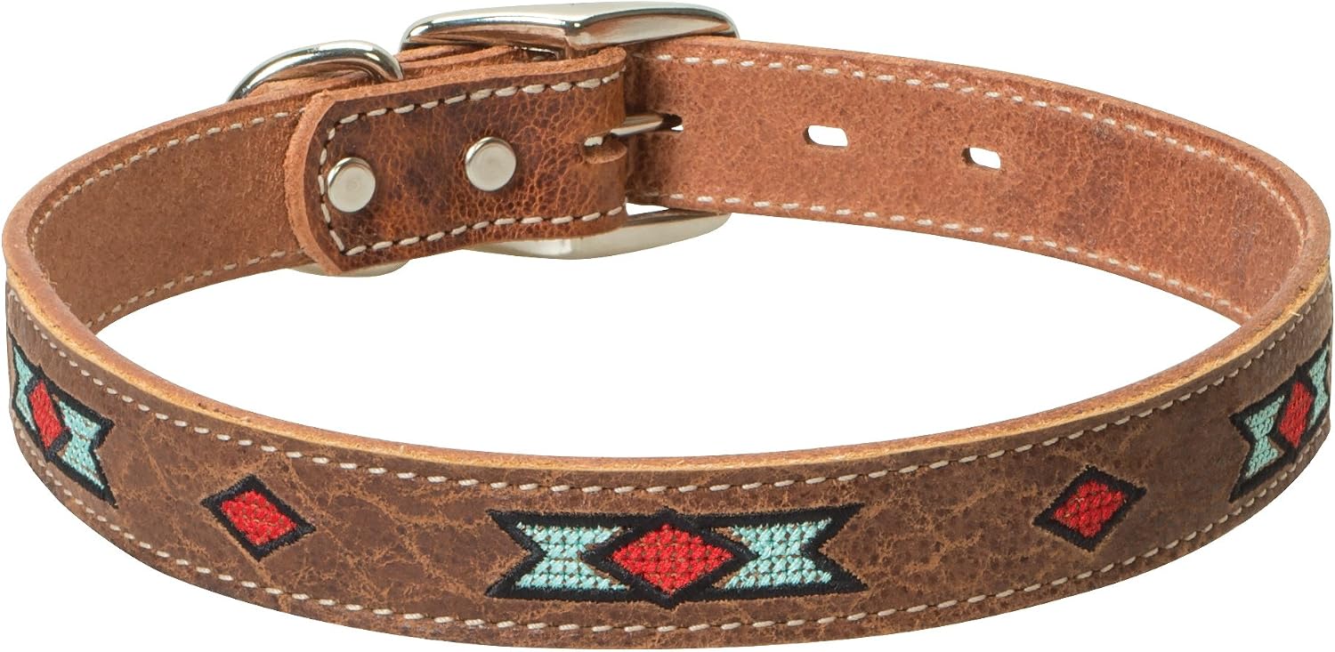 Terrain D.O.G. Weaver Pet Native Spirit Collar, Antique Brown