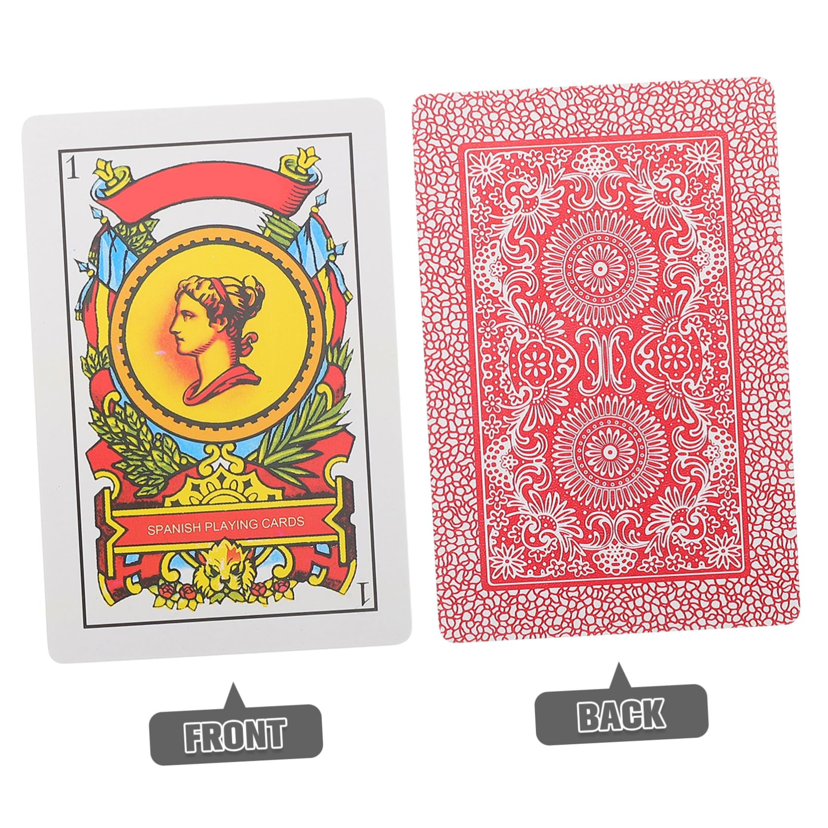 Cabilock 4 Piezas Baraja de Cartas Mexicanas para Juegos Españoles, de
