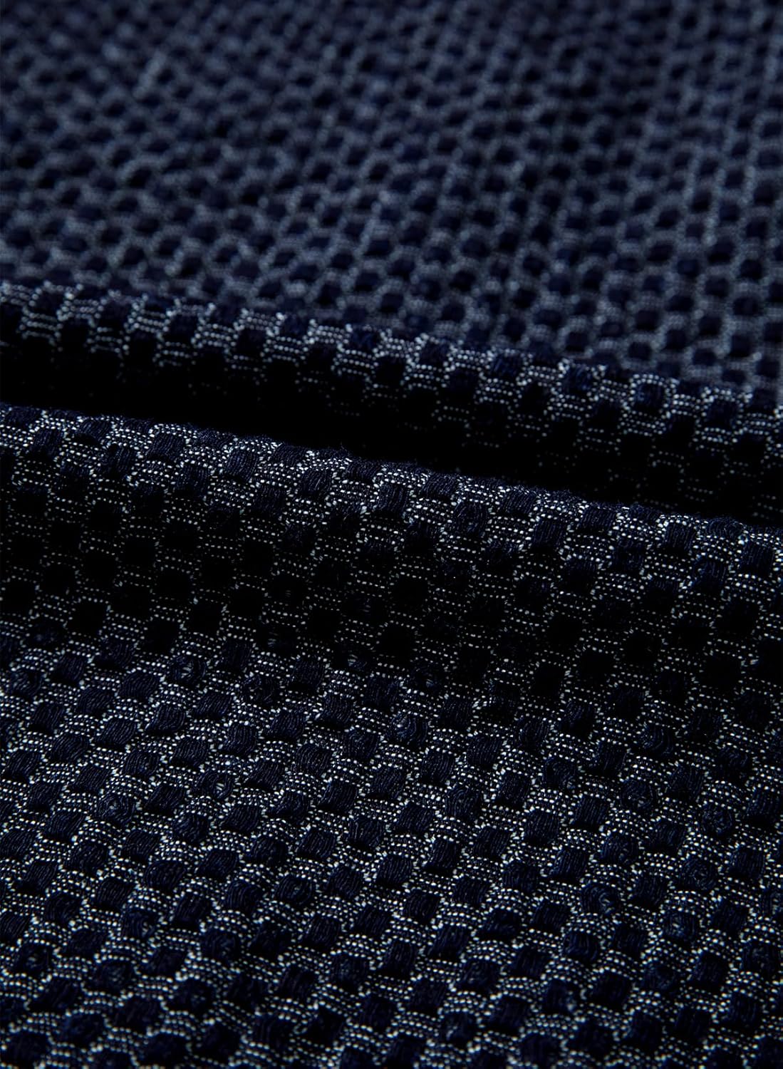 Sidefeel Women's Jean Jacket Oversized Boyfriend Button Up Long Sleeve Textured Denim Jackets - Image 9