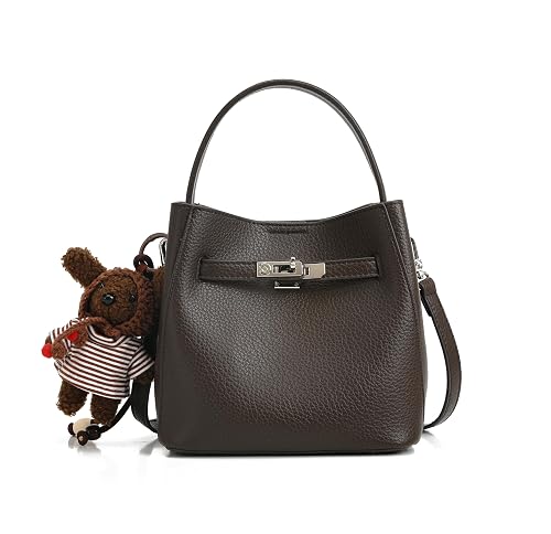 Ladies' wallet, light luxury bucket bag, lychee patterned handbag, high-end
