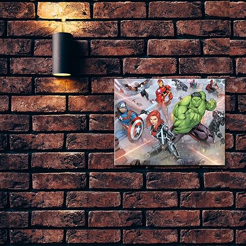 Miniatura 5 de Desperate Enterprises Avengers Smokey Scene - Letrero de lata de metal vintage nostálgico - Hecho en Estados Unidos